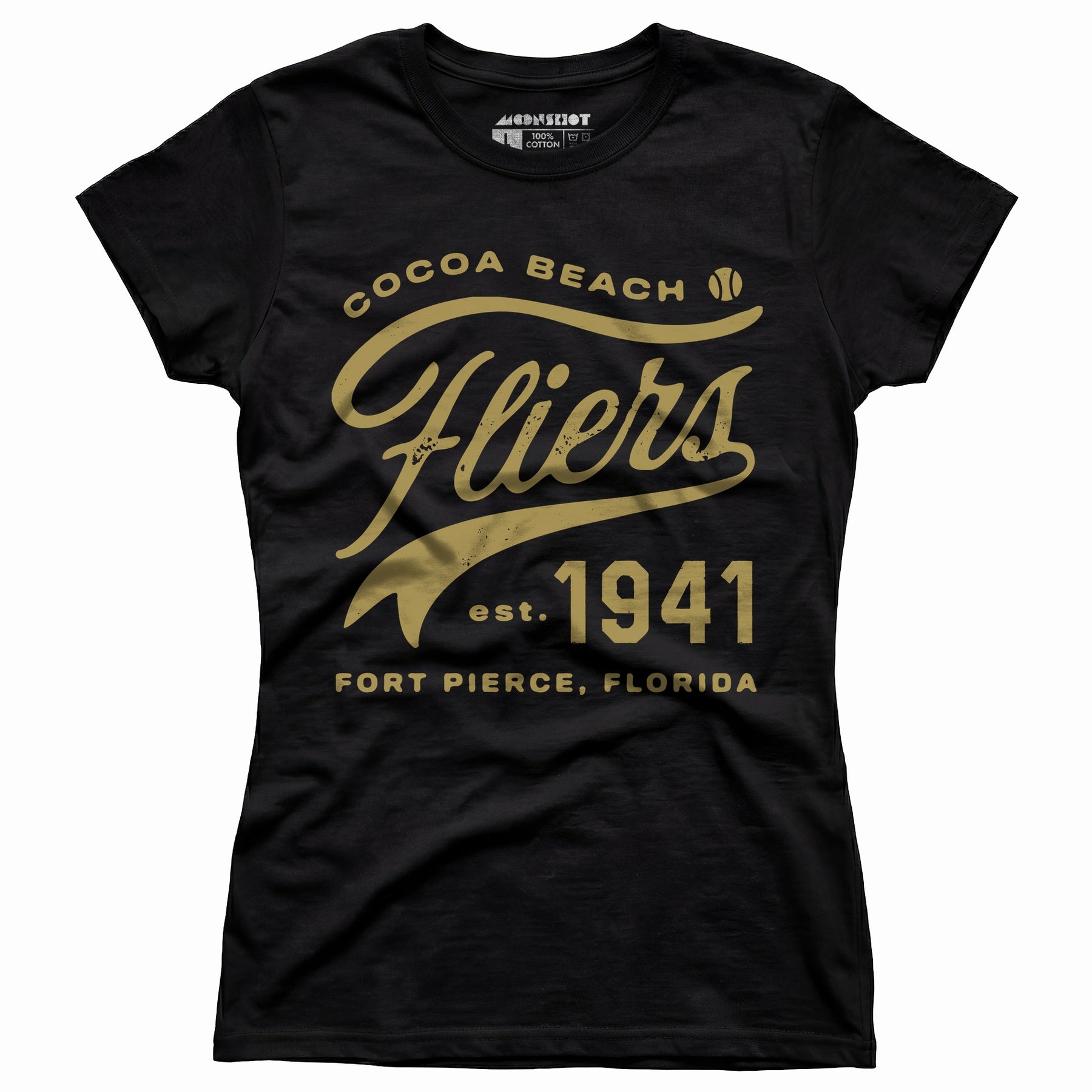 Cocoa Beach Fliers - Florida - Vintage Defunct Baseball Teams - Women's T-Shirt