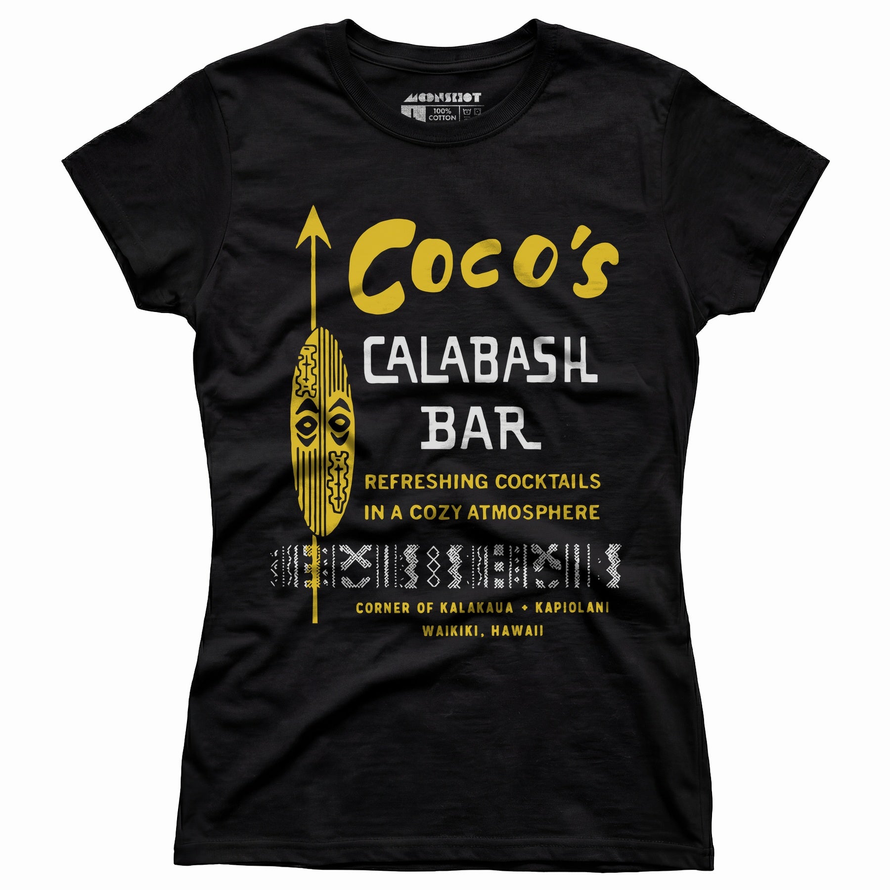 Coco's Calabash Bar - Waikiki, HI - Vintage Tiki Bar - Women's T-Shirt