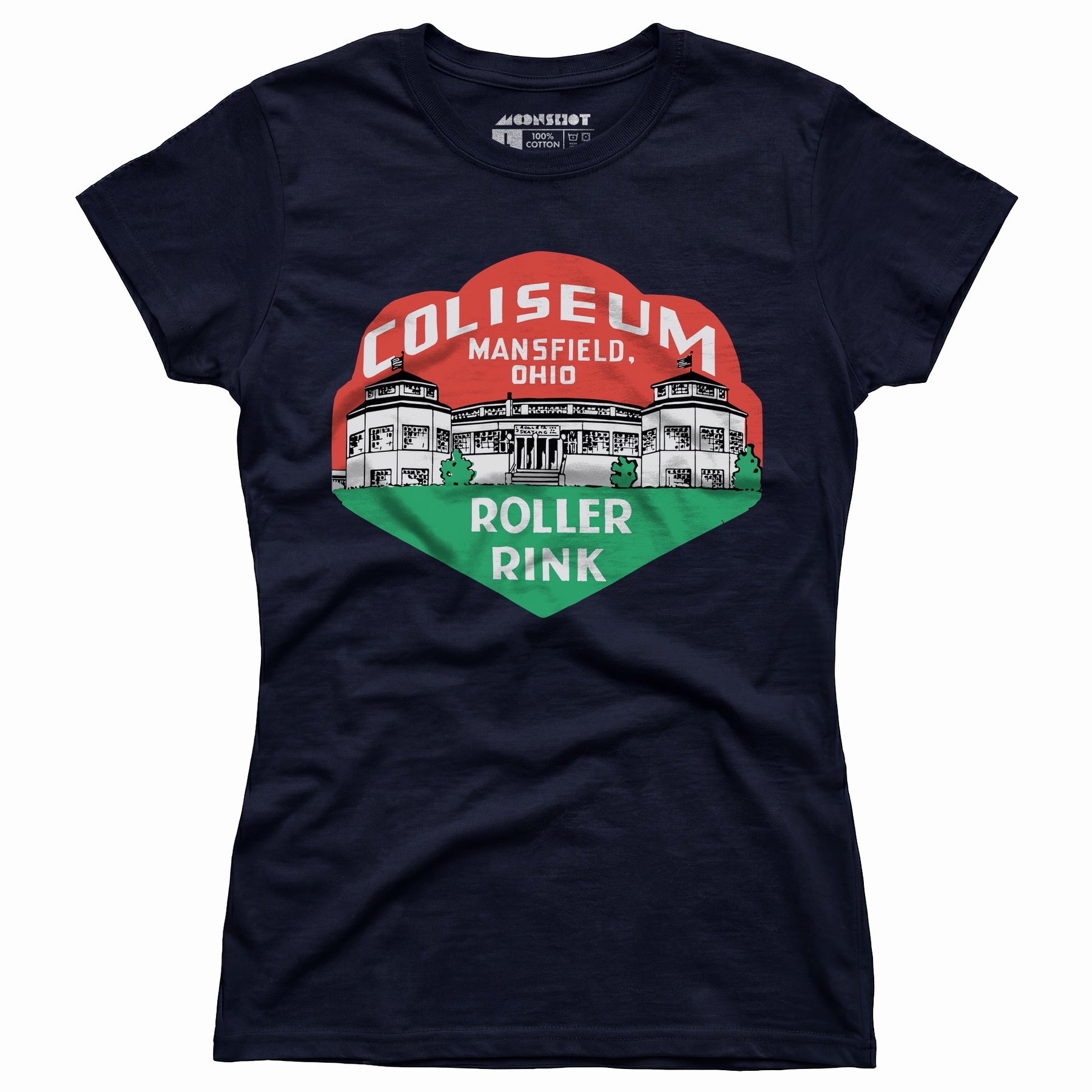 Coliseum - Mansfield, OH - Vintage Roller Rink - Women's T-Shirt