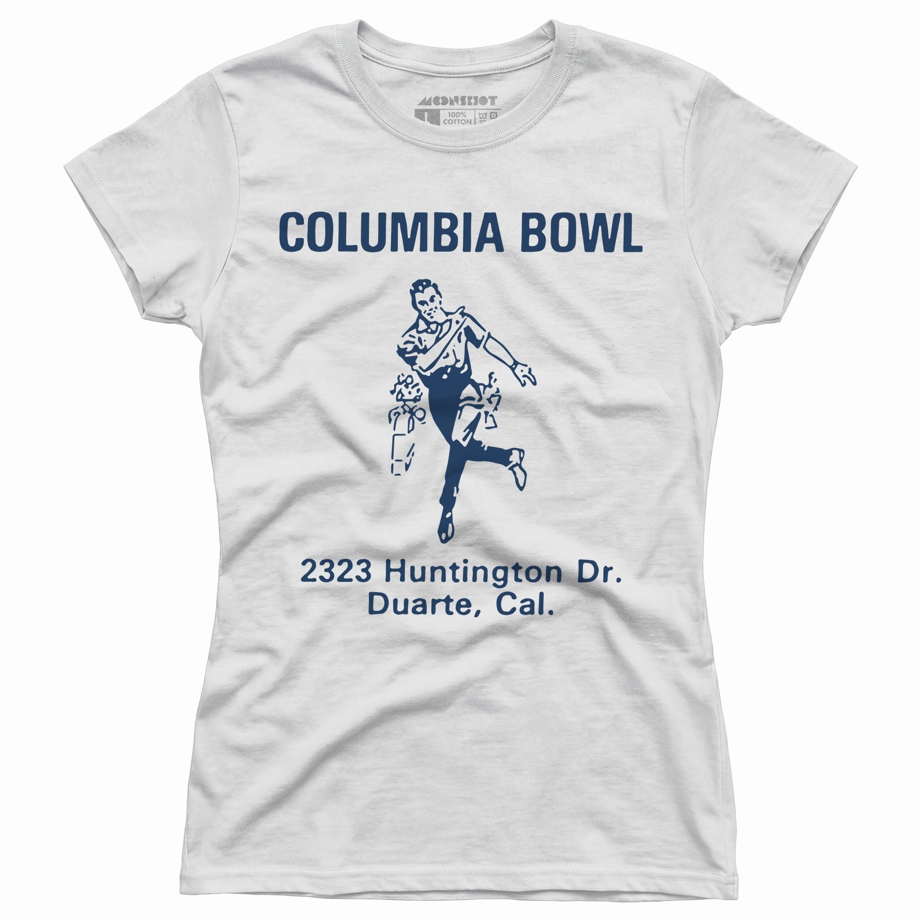 Columbia Bowl - Duarte, CA - Vintage Bowling Alley - Women's T-Shirt