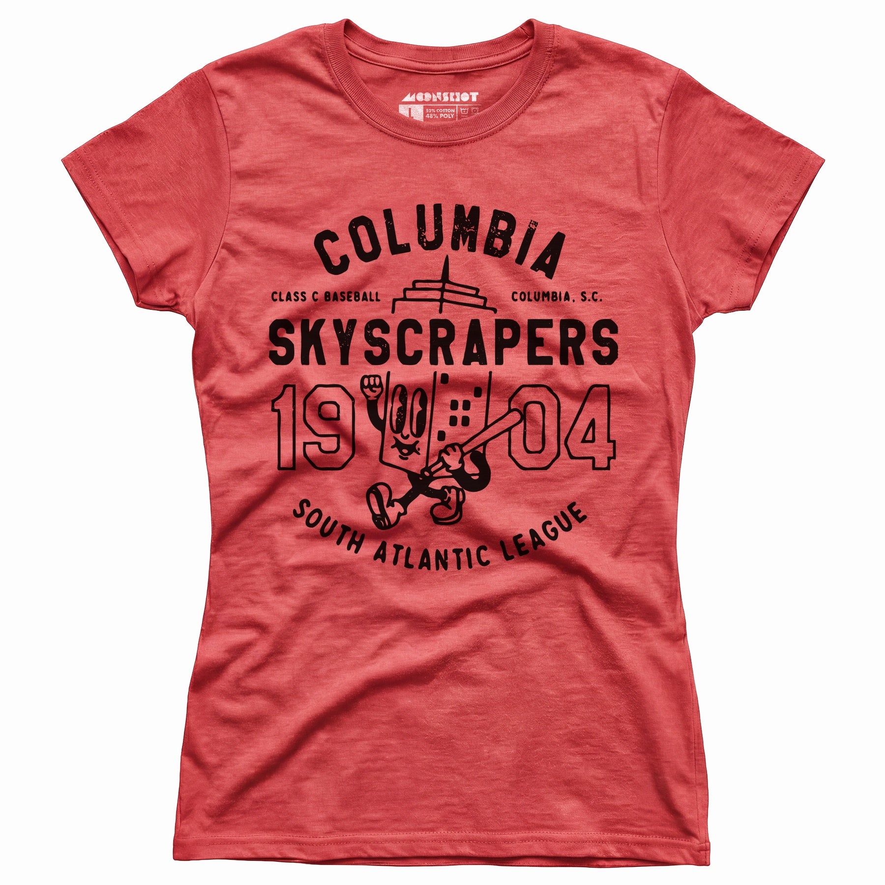Columbia Skyscrapers - South Carolina - Vintage Defunct Baseball Teams - Women's T-Shirt