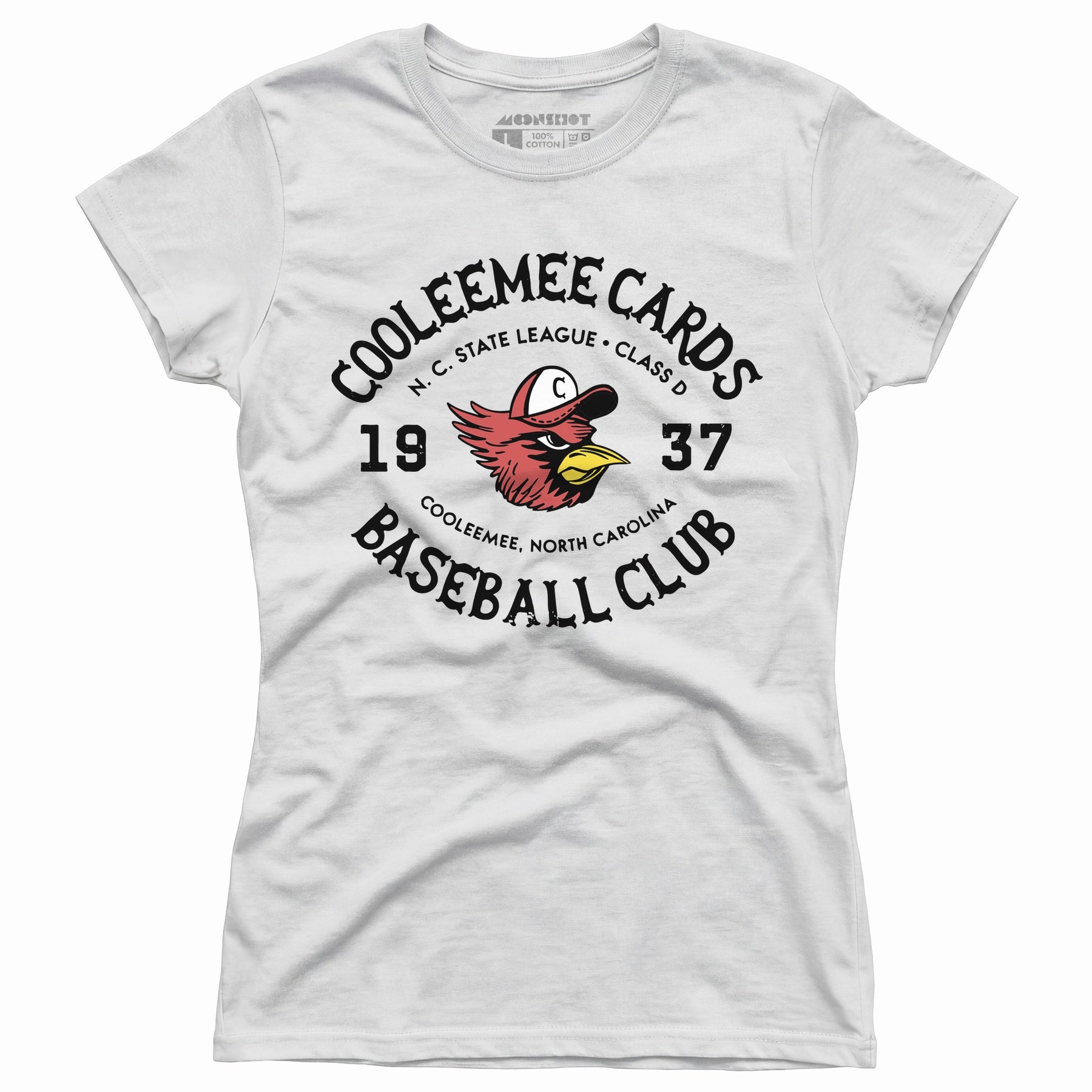 Cooleemee Cards - North Carolina - Vintage Defunct Baseball Teams - Women's T-Shirt