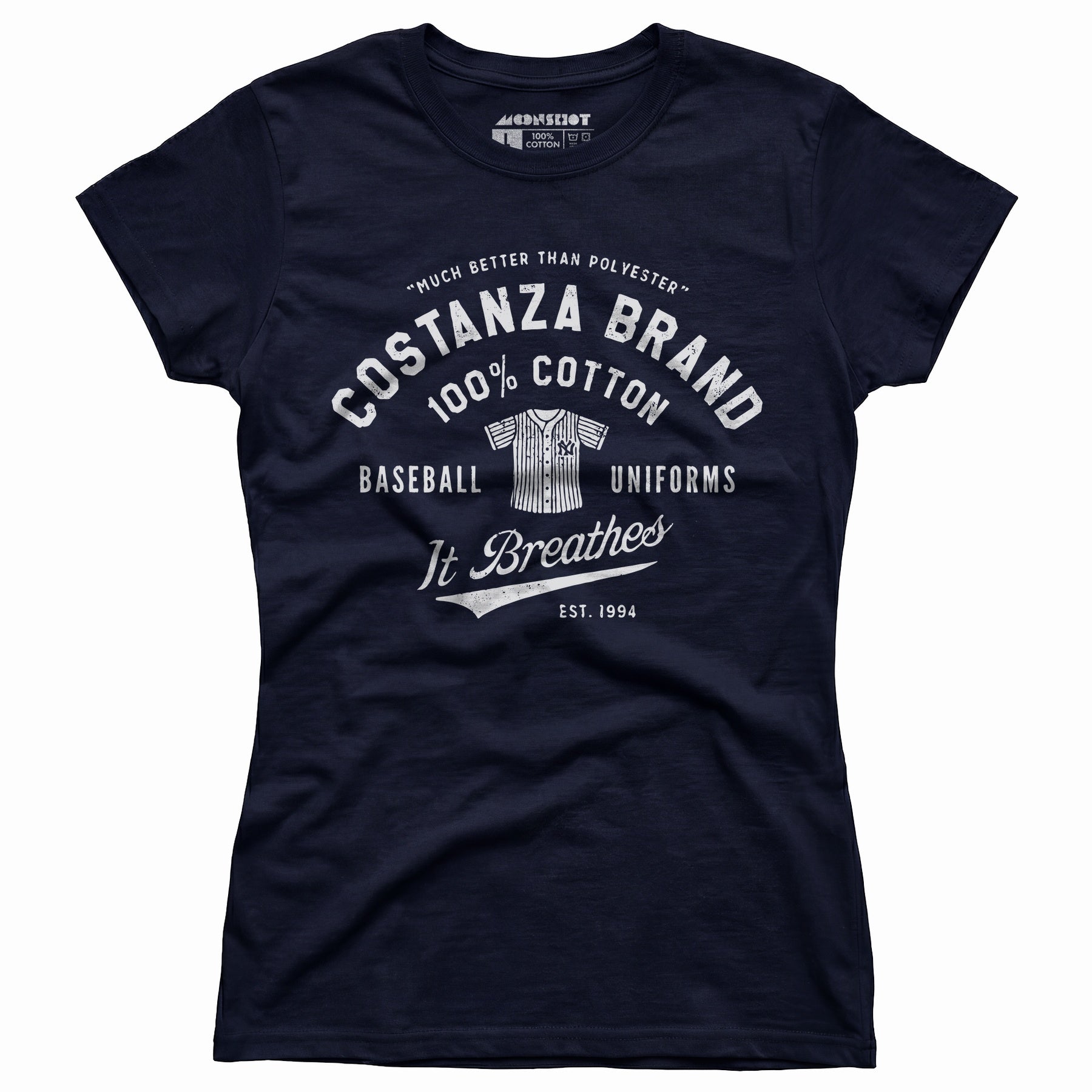 Costanza Brand Cotton Baseball Uniforms - Women's T-Shirt