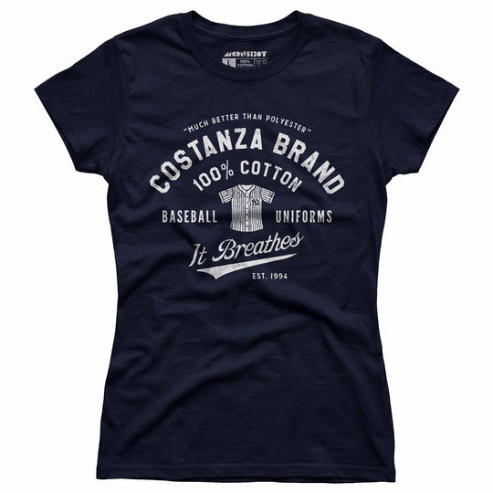 Costanza Brand Cotton Baseball Uniforms - Women's T-Shirt