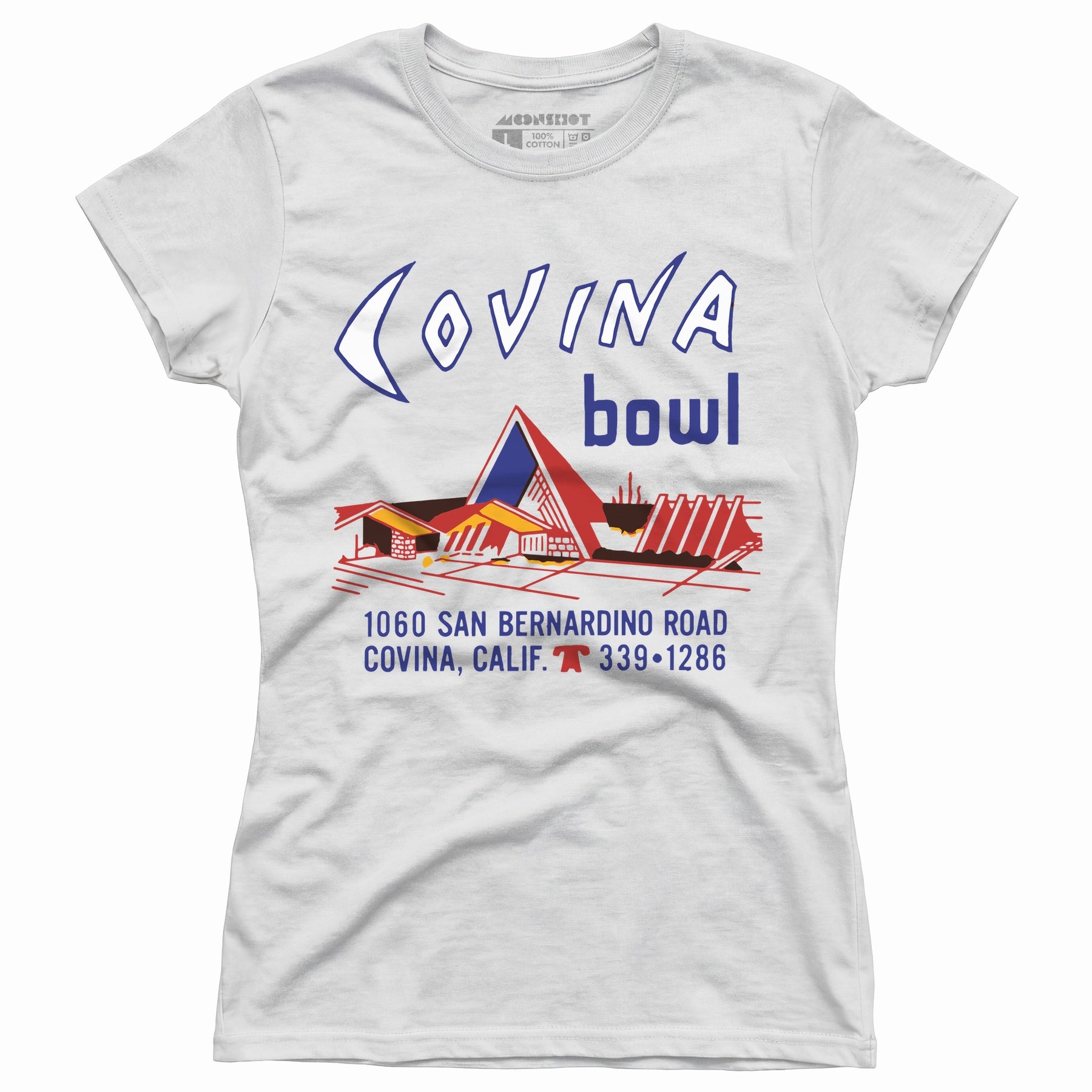 Covina Bowl - Covina, CA - Vintage Bowling Alley - Women's T-Shirt