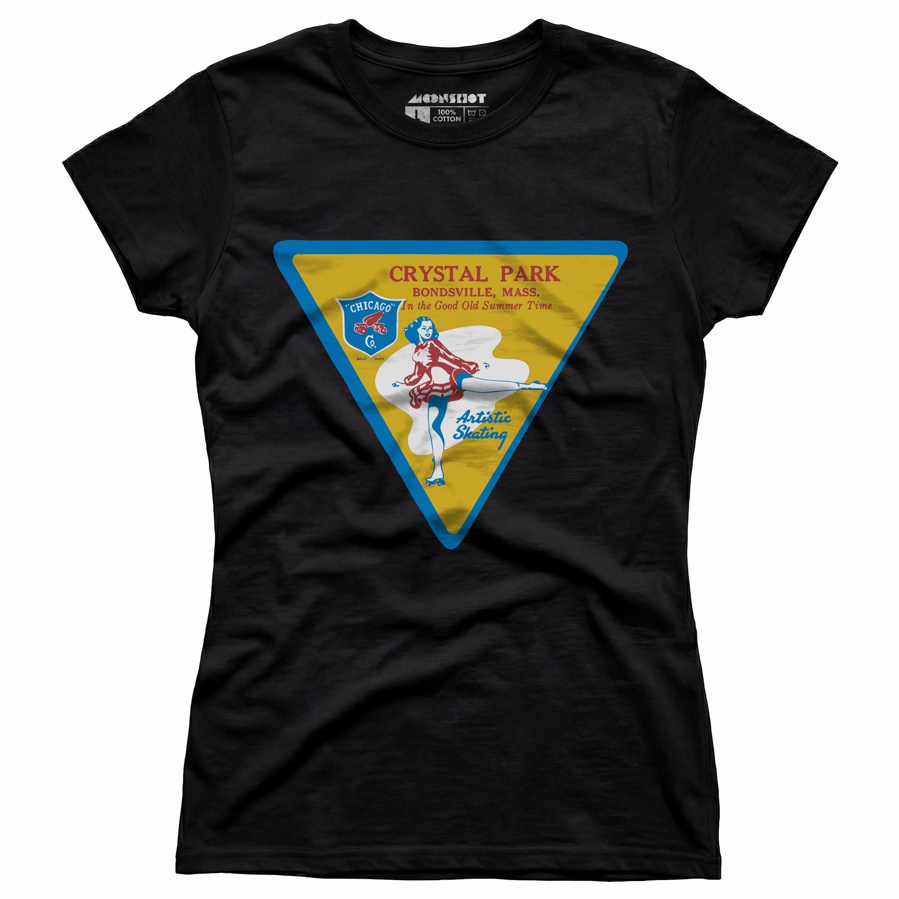Crystal Park - Bondsville, MA - Vintage Roller Rink - Women's T-Shirt