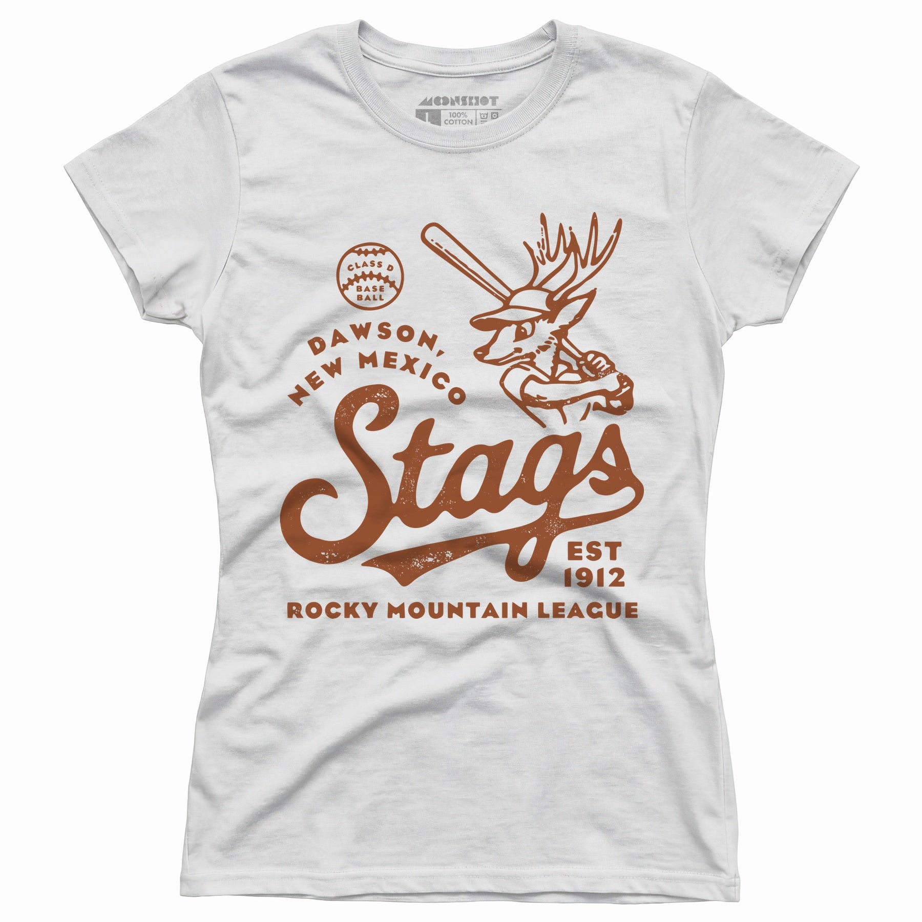 Dawson Stags - New Mexico - Vintage Defunct Baseball Teams - Women's T-Shirt