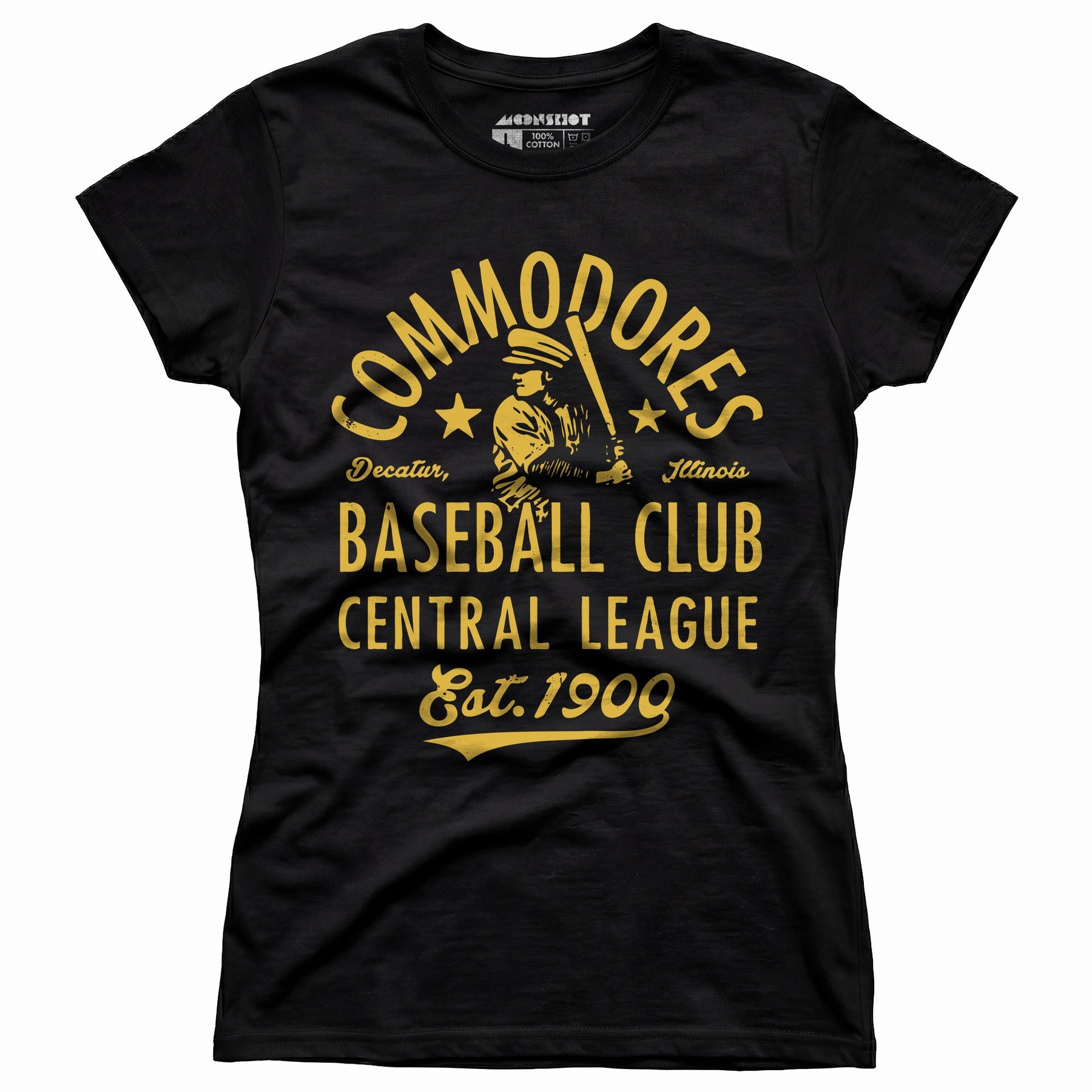 Decatur Commodores - Illinois - Vintage Defunct Baseball Teams - Women's T-Shirt