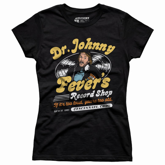 Dr. Johnny Fever's Record Shop - Women's T-Shirt