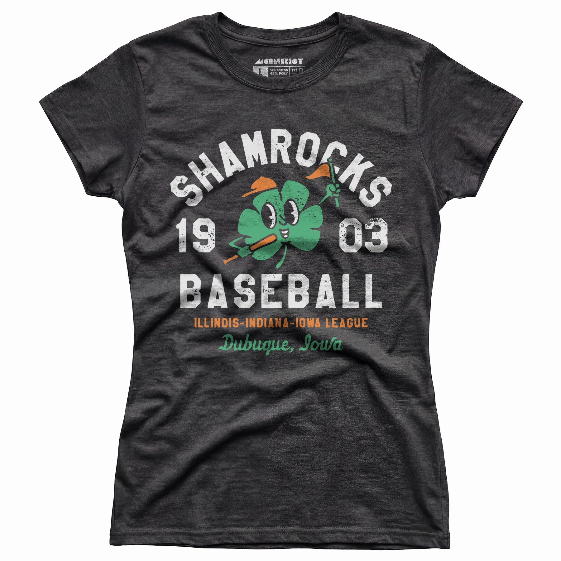 Dubuque Shamrocks - Iowa - Vintage Defunct Baseball Teams - Women's T-Shirt