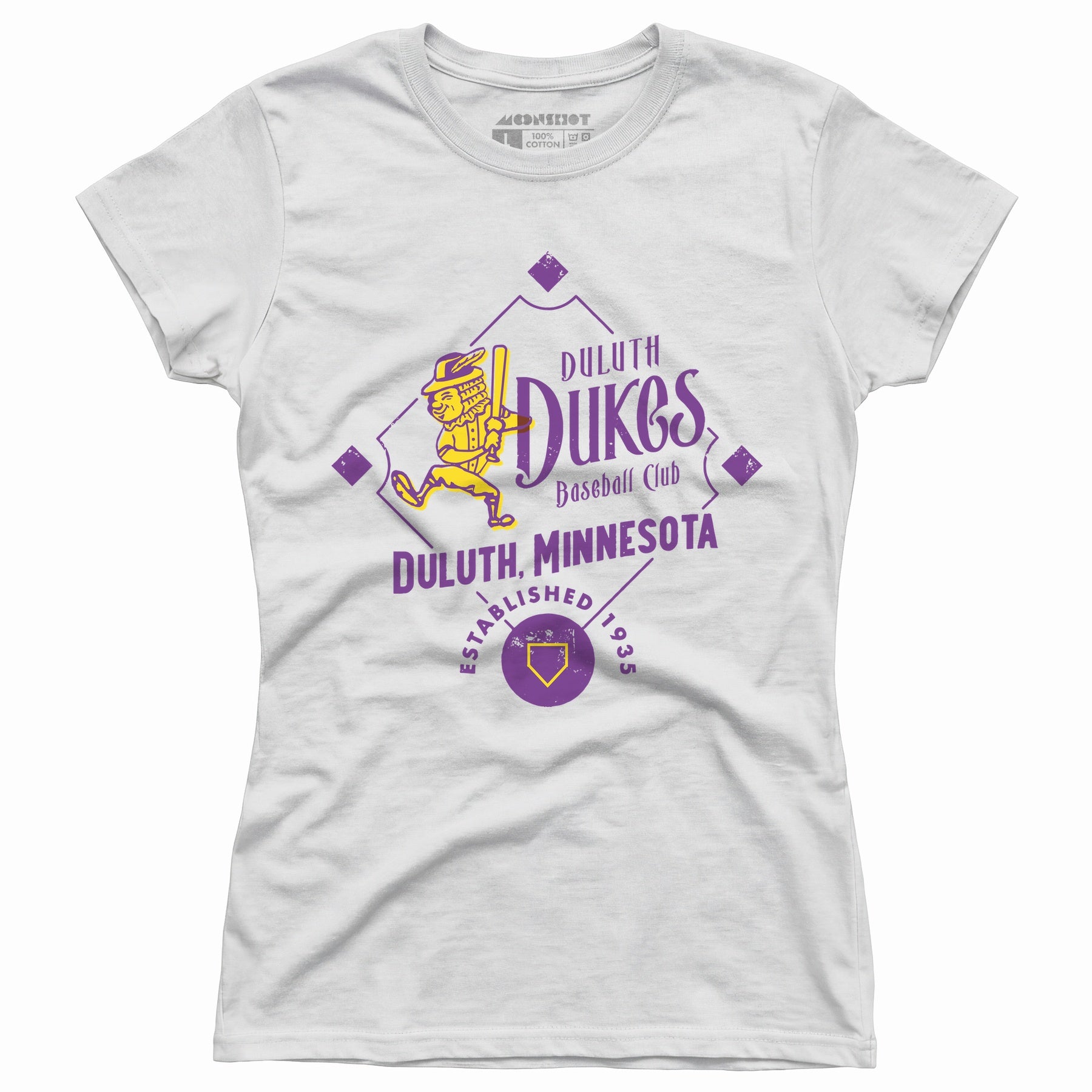 Duluth Dukes - Minnesota - Vintage Defunct Baseball Teams - Women's T-Shirt