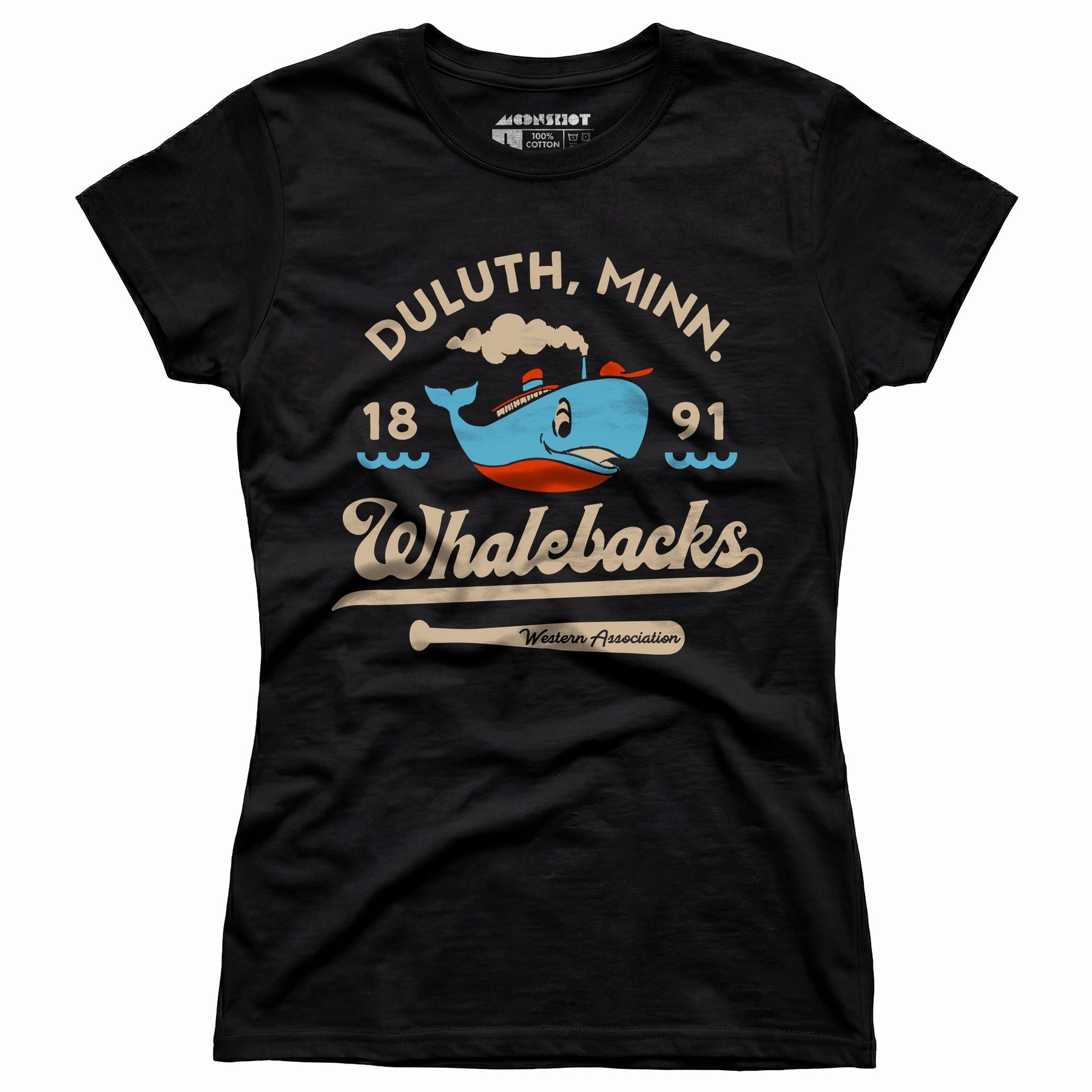Duluth Whalebacks - Minnesota - Vintage Defunct Baseball Teams - Women's T-Shirt