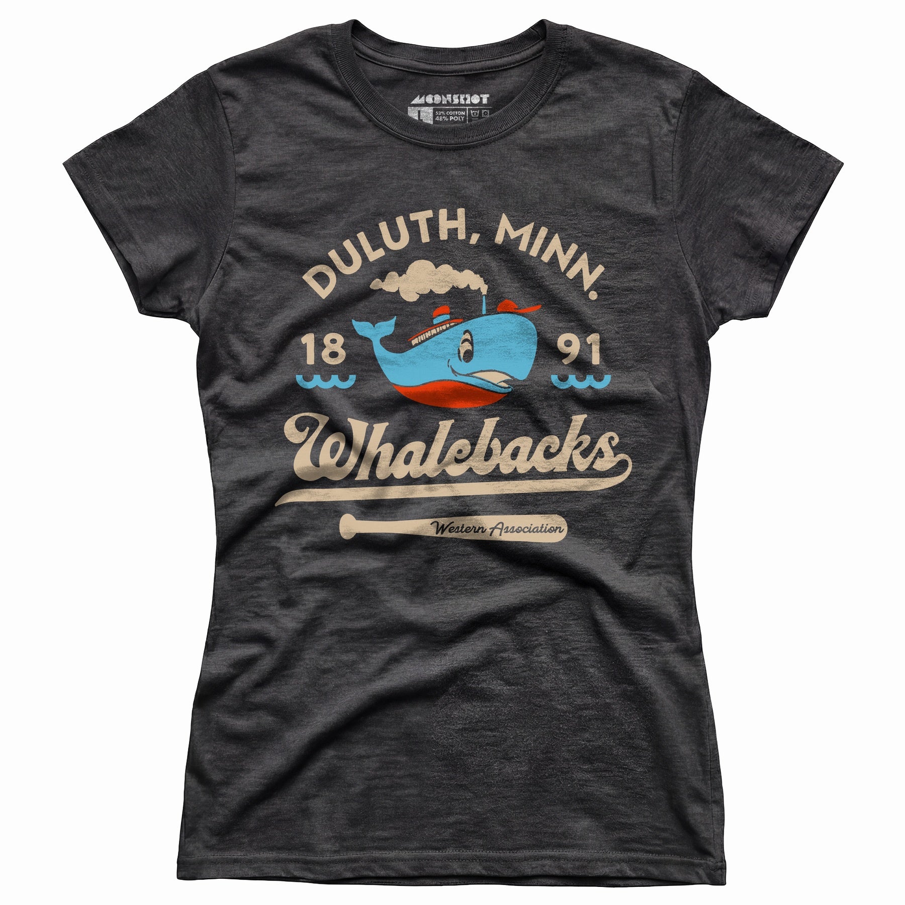 Duluth Whalebacks - Minnesota - Vintage Defunct Baseball Teams - Women's T-Shirt
