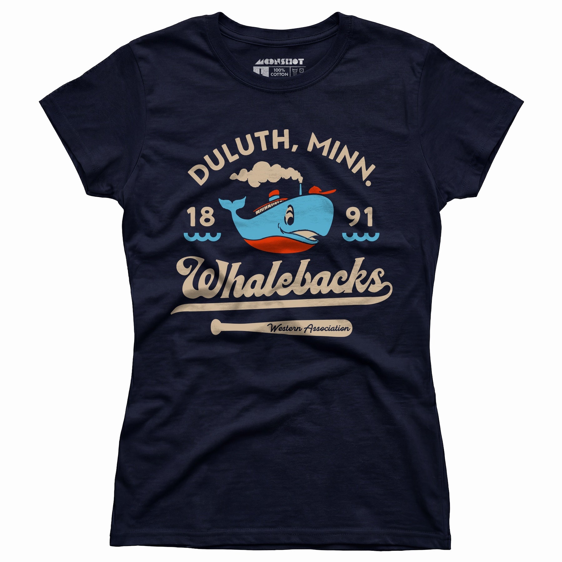 Duluth Whalebacks - Minnesota - Vintage Defunct Baseball Teams - Women's T-Shirt