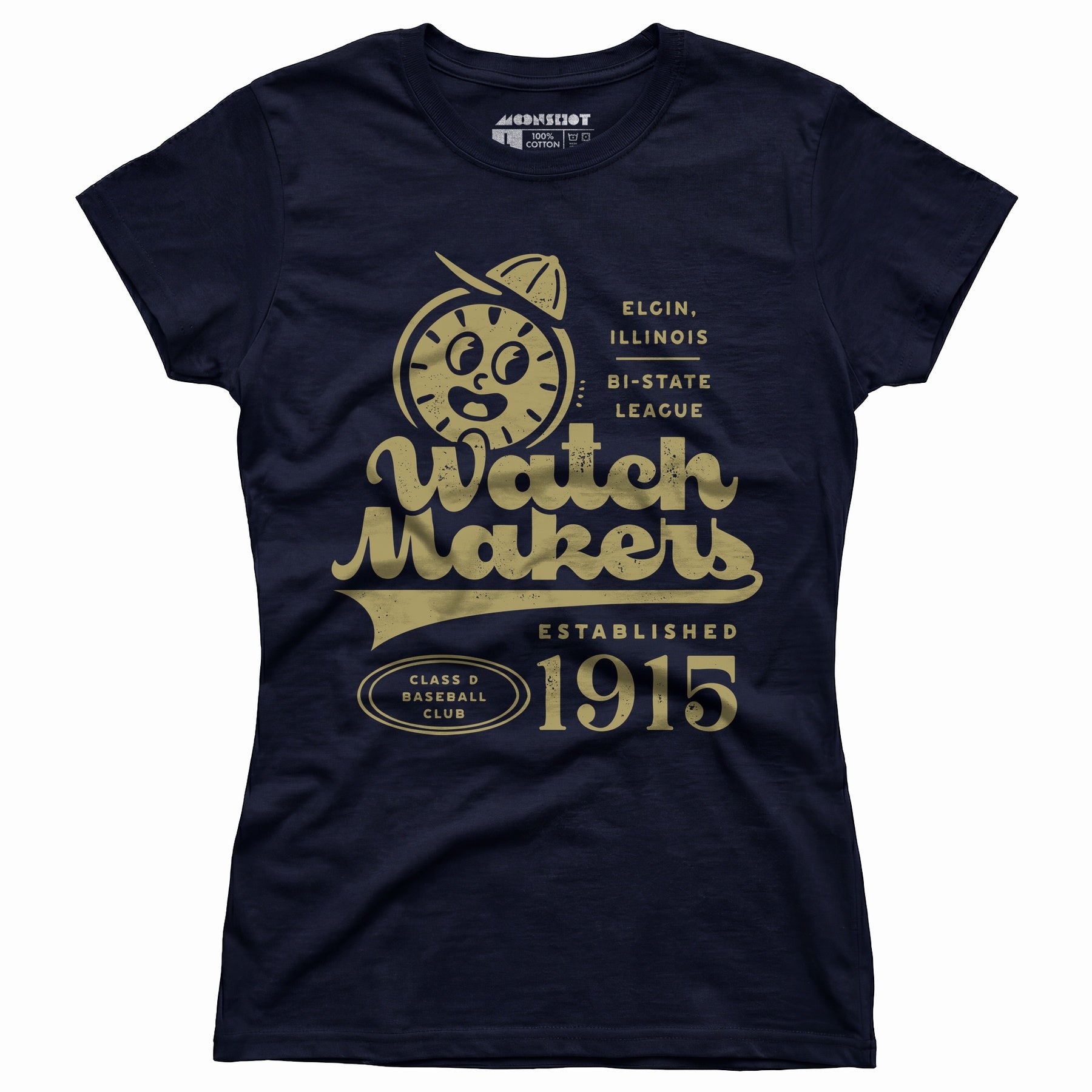 Elgin Watch Makers - Illinois - Vintage Defunct Baseball Teams - Women's T-Shirt