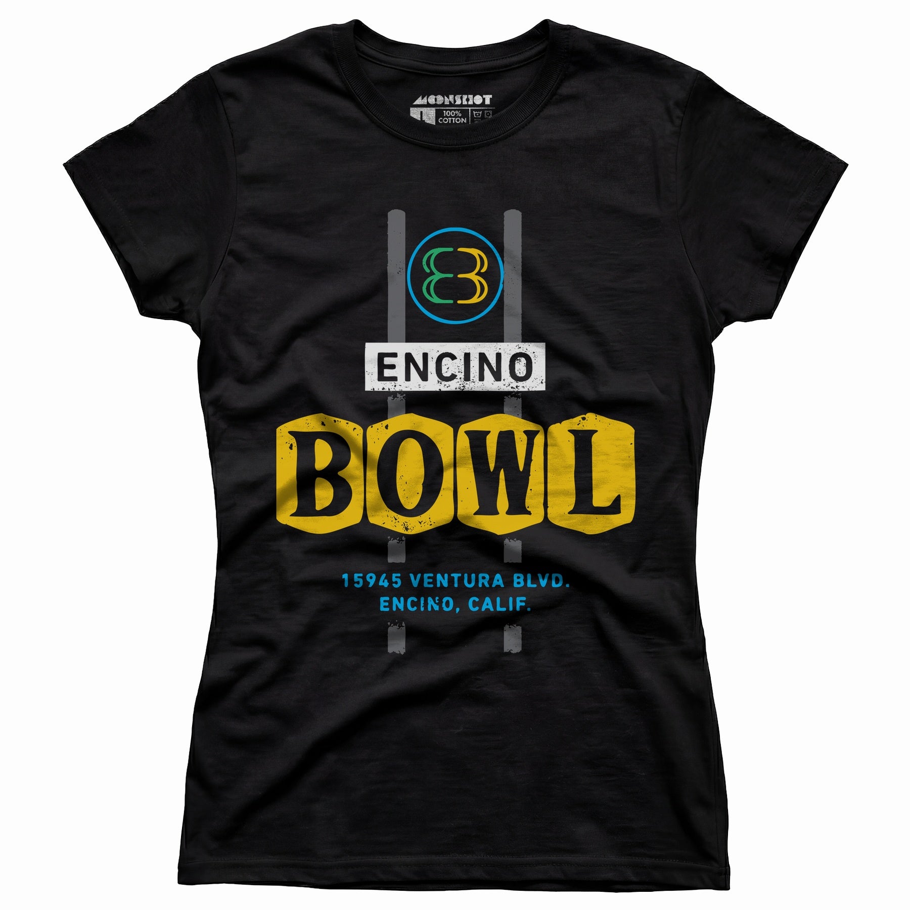 Encino Bowl - Encino, CA - Vintage Bowling Alley - Women's T-Shirt