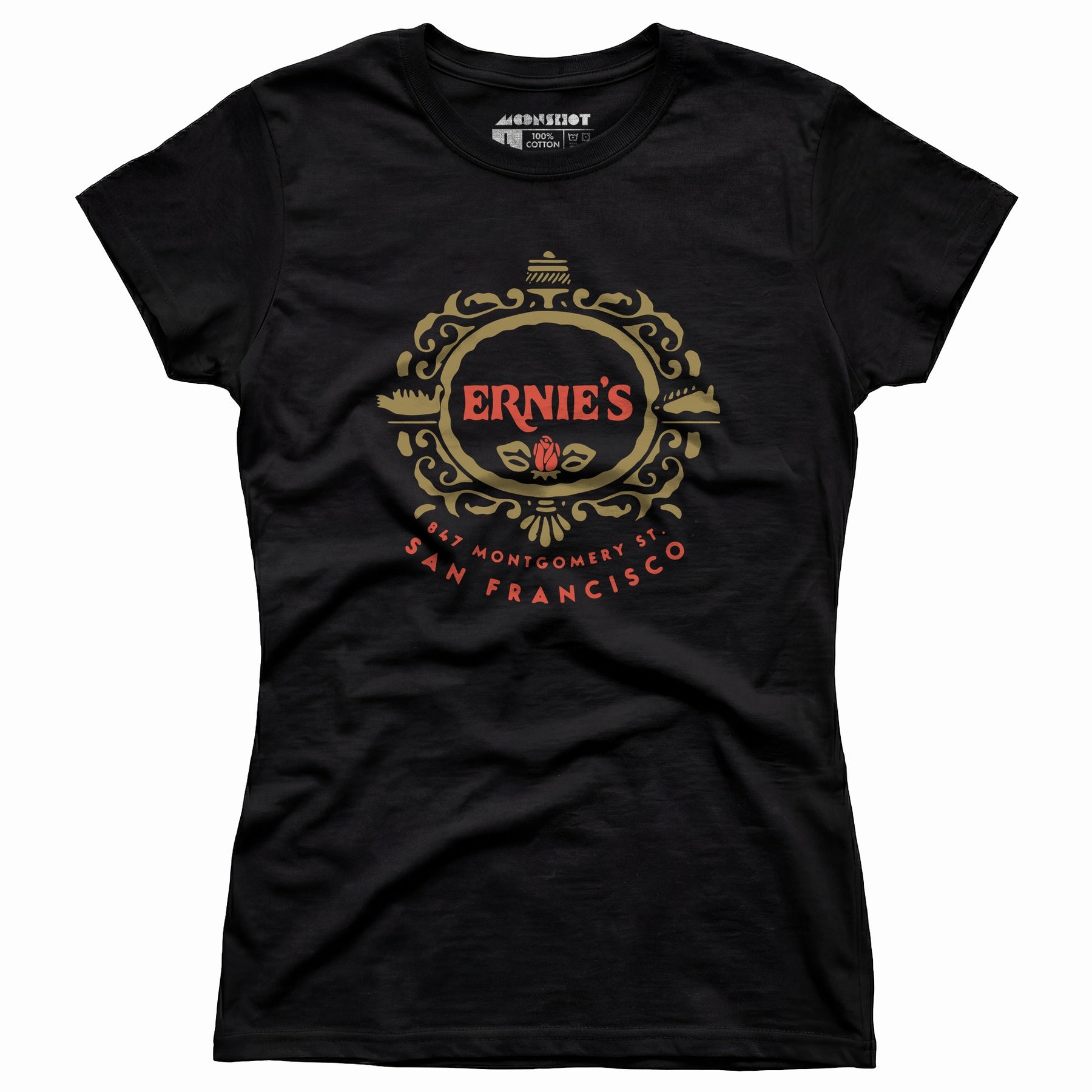 Ernie's - San Francisco, CA - Vintage Restaurant - Women's T-Shirt