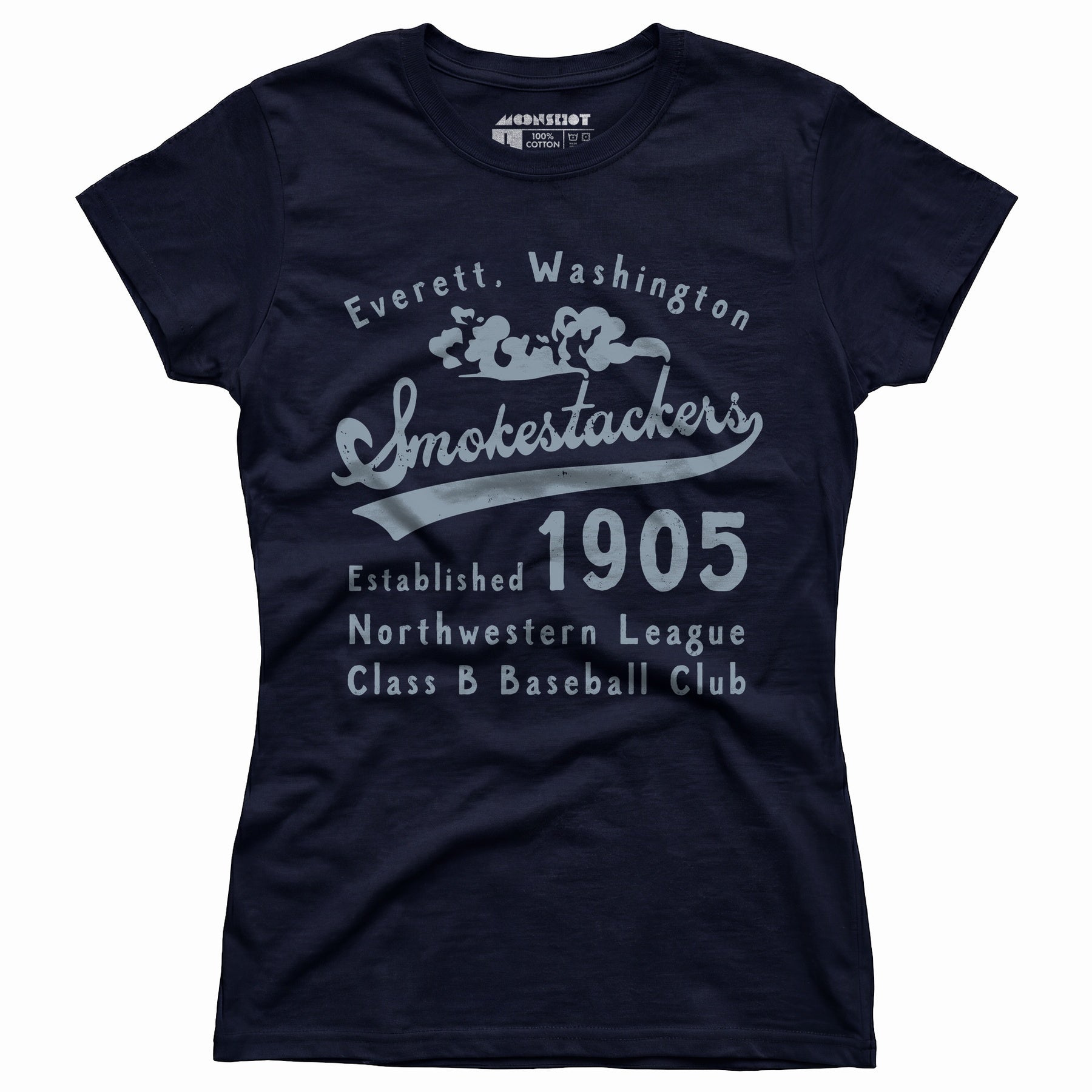 Everett Smokestackers - Washington - Vintage Defunct Baseball Teams - Women's T-Shirt