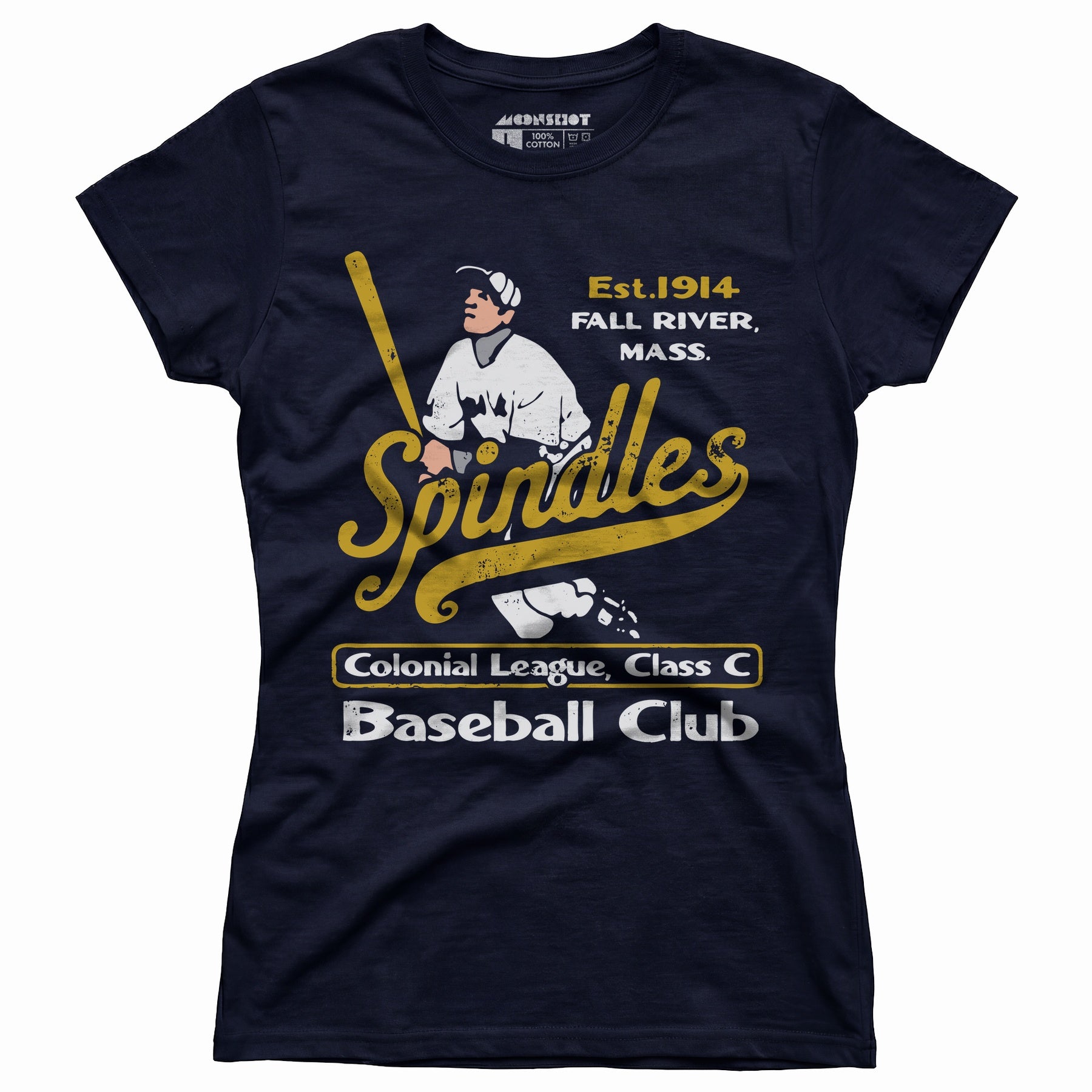 Fall River Spindles - Massachusetts - Vintage Defunct Baseball Teams - Women's T-Shirt