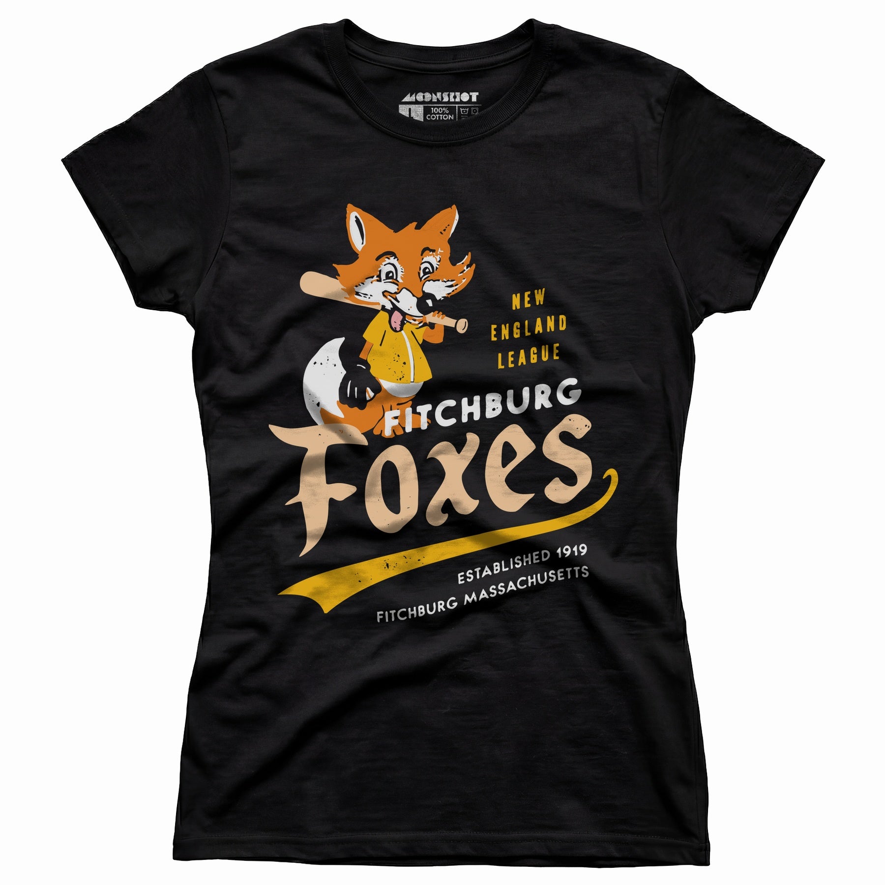 Fitchburg Foxes - Massachusetts - Vintage Defunct Baseball Teams - Women's T-Shirt