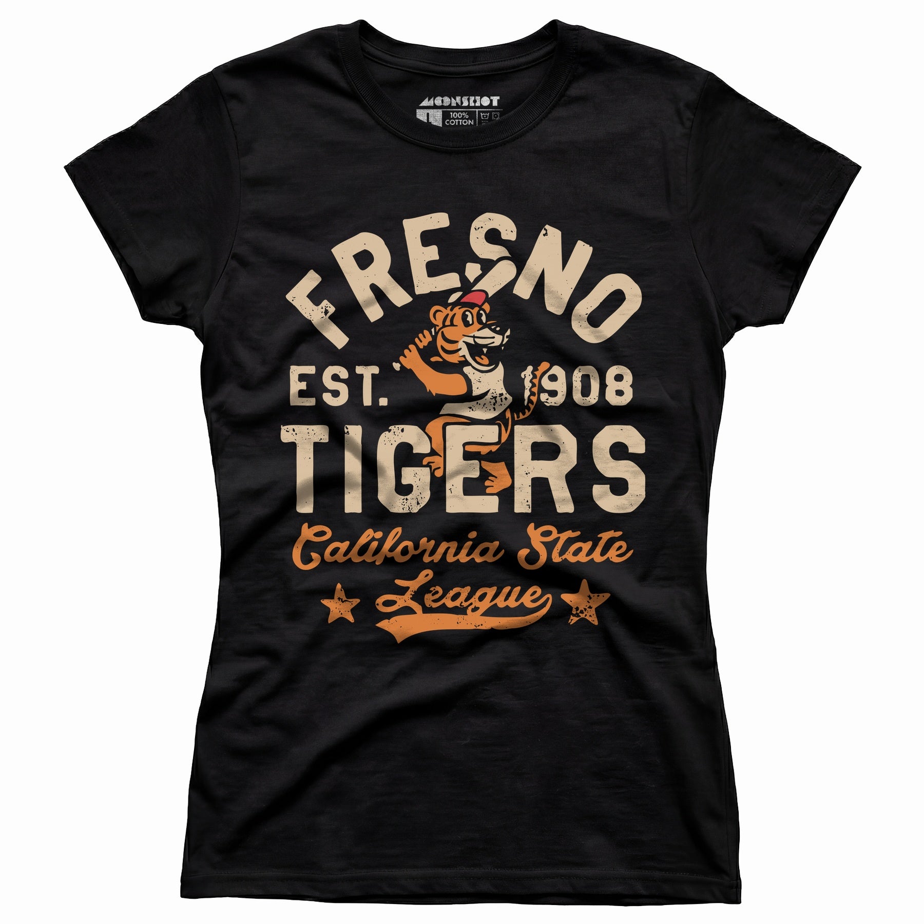 Fresno Tigers - California - Vintage Defunct Baseball Teams - Women's T-Shirt
