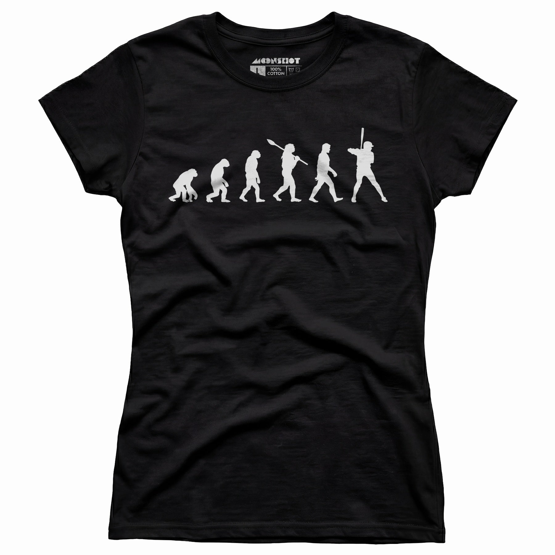Funny Baseball Evolution - Women's T-Shirt