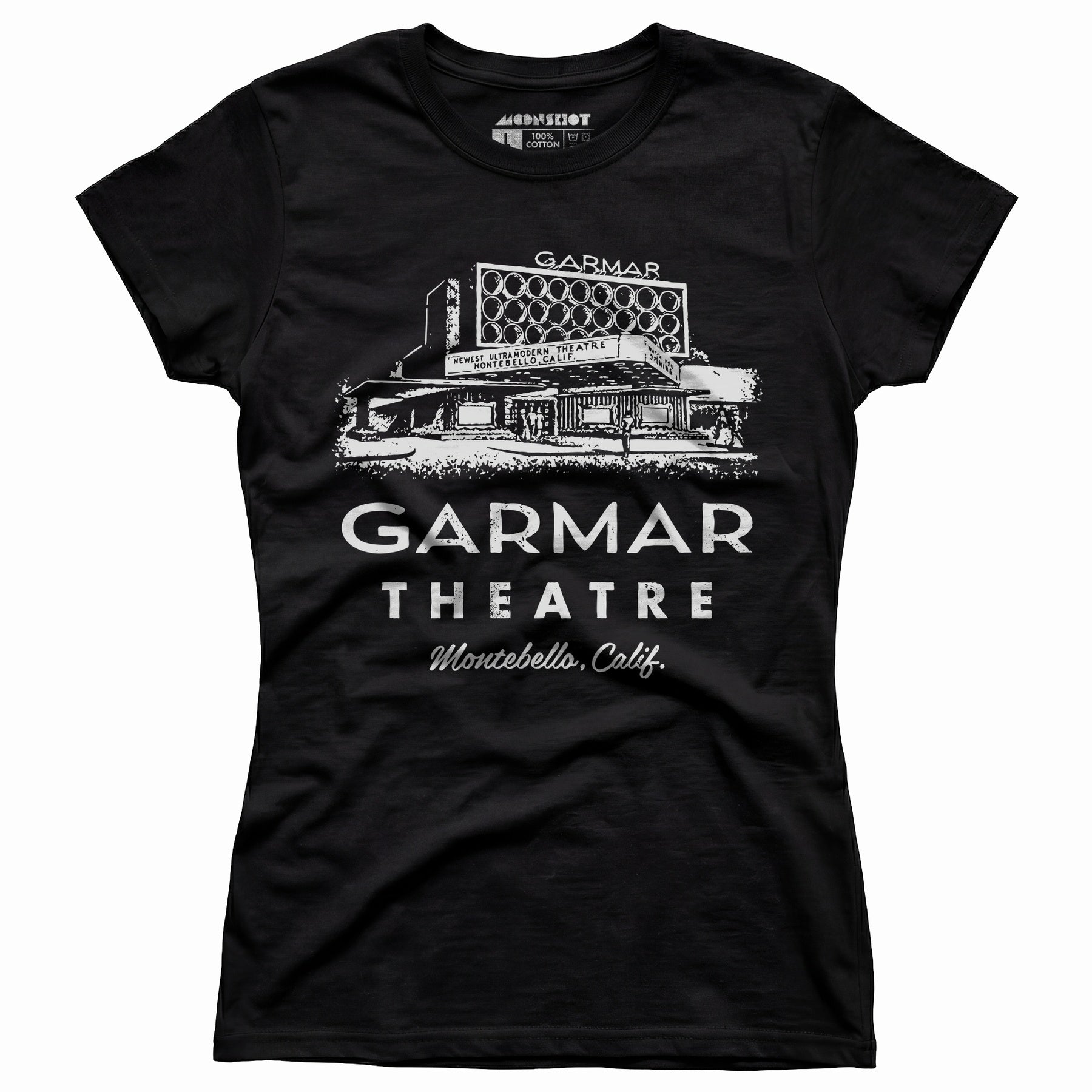 Garmar Theatre - Montebello, CA - Vintage Theatre - Women's T-Shirt