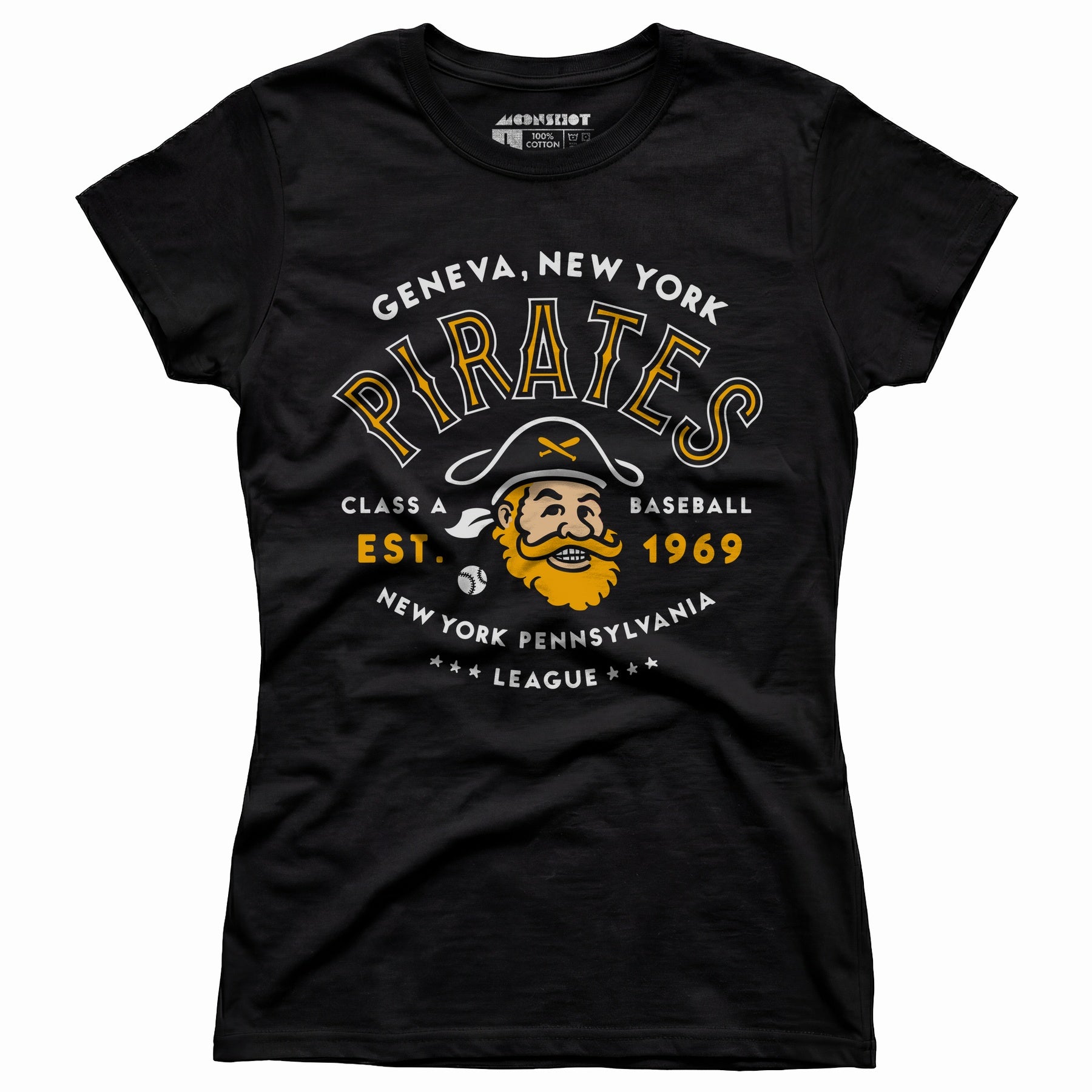 Geneva Pirates - New York - Vintage Defunct Baseball Teams - Women's T-Shirt