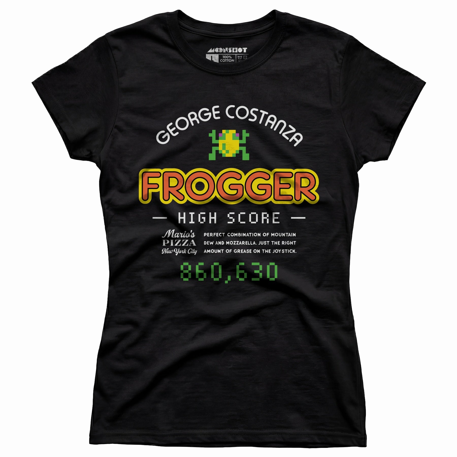 George Costanza Frogger High Score - Mario's Pizza - Women's T-Shirt