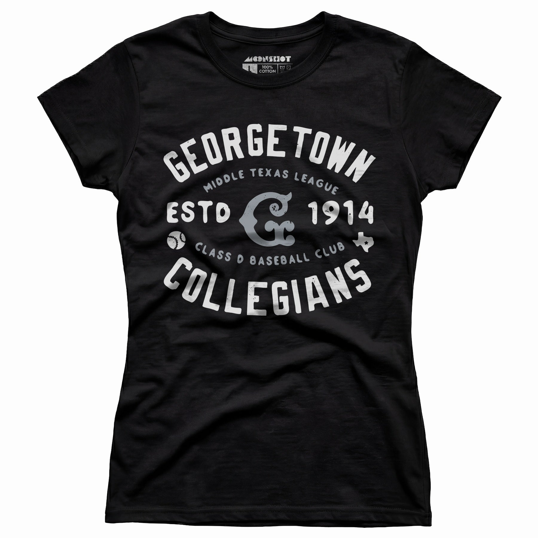 Georgetown Collegians - Texas - Vintage Defunct Baseball Teams - Women's T-Shirt