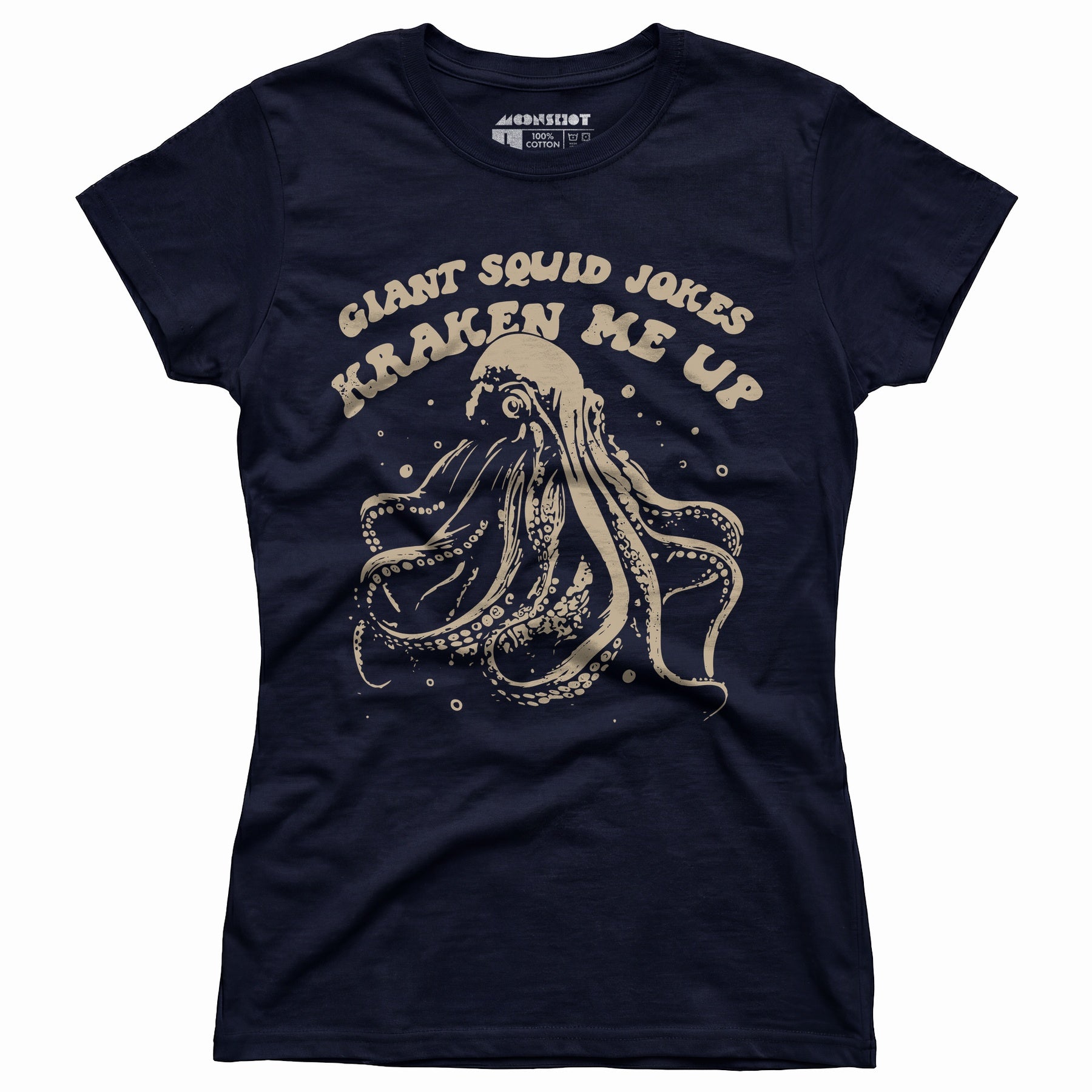 Giant Squid Jokes Kraken Me Up - Women's T-Shirt