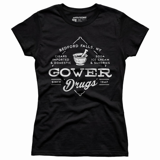 Gower Drugs - Bedford Falls, NY - Women's T-Shirt