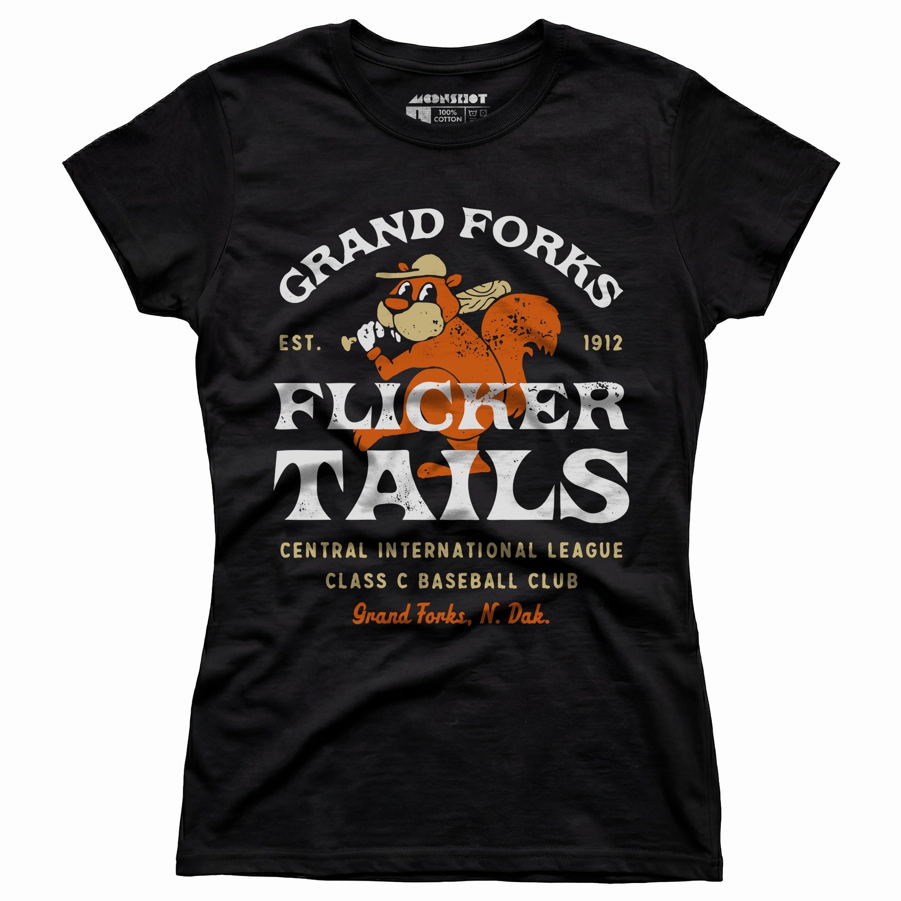 Grand Forks Flickertails - North Dakota - Vintage Defunct Baseball Teams - Women's T-Shirt