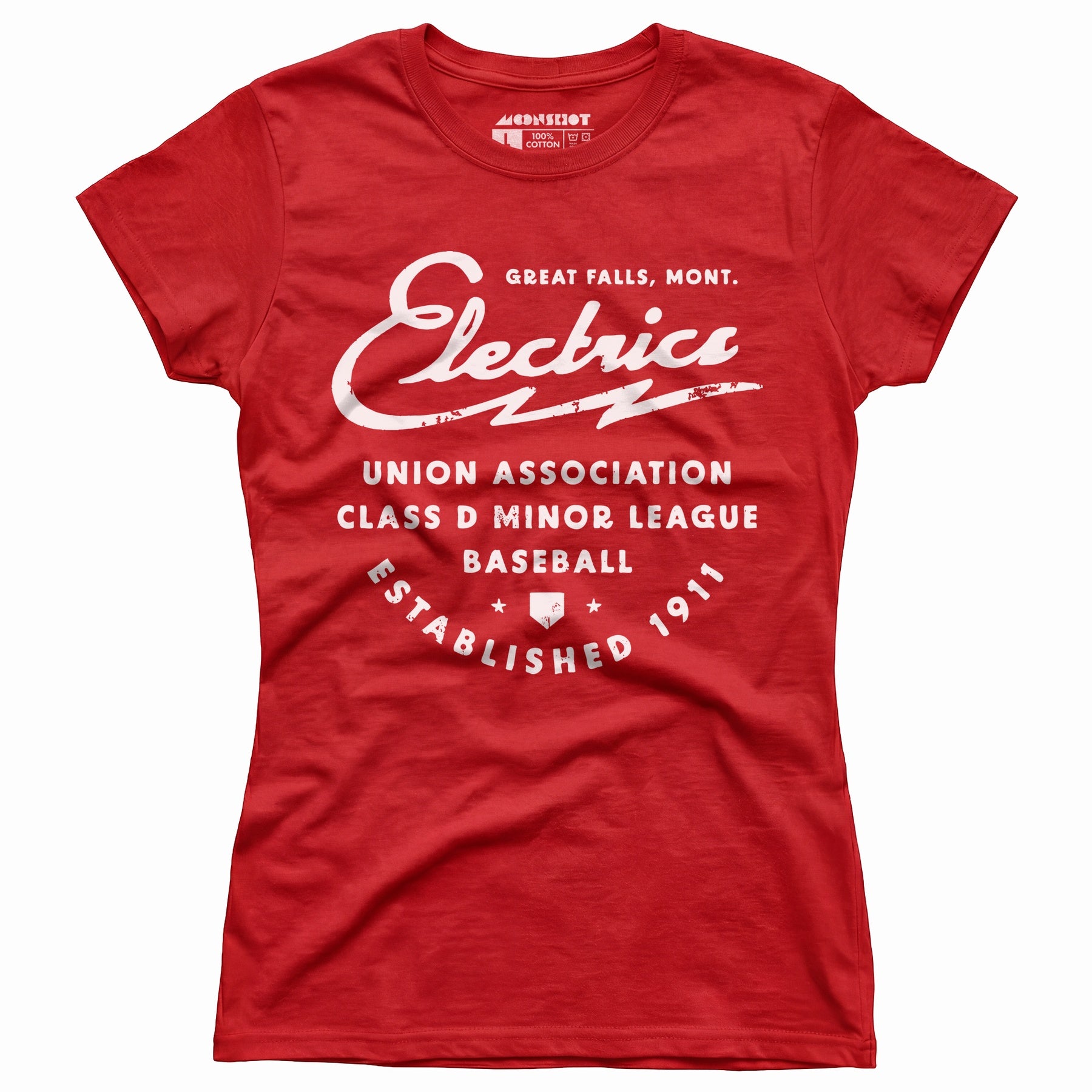 Great Falls Electrics - Montana - Vintage Defunct Baseball Teams - Women's T-Shirt