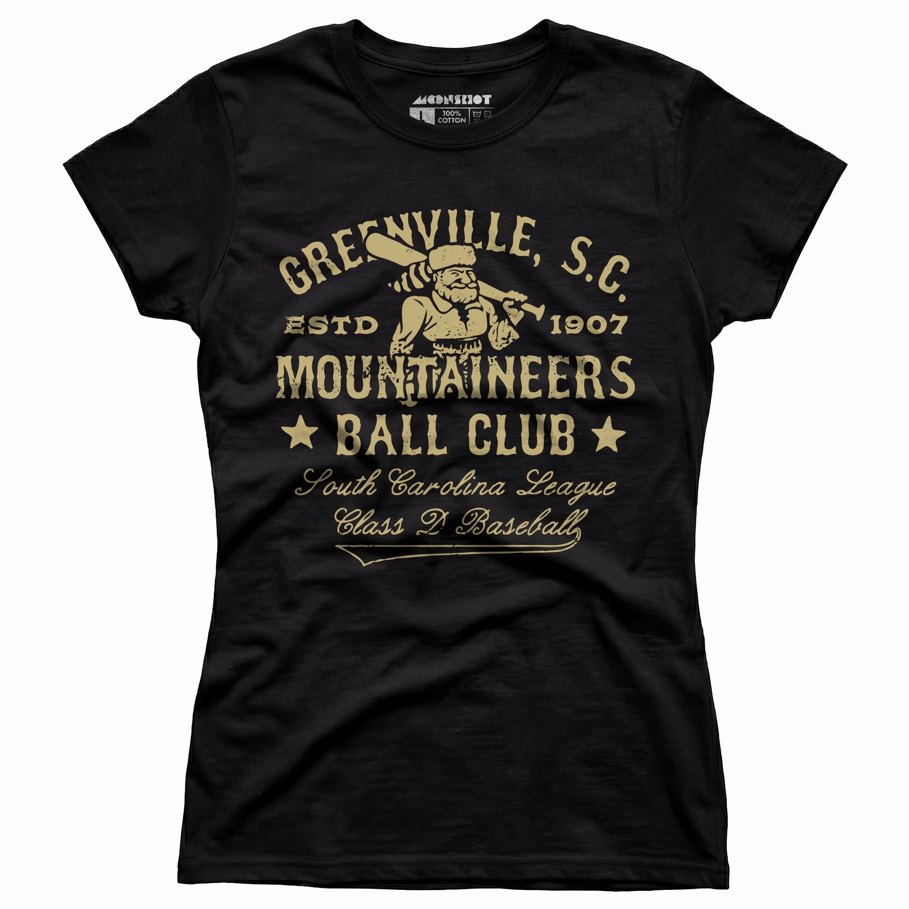Greenville Mountaineers - South Carolina - Vintage Defunct Baseball Teams - Women's T-Shirt