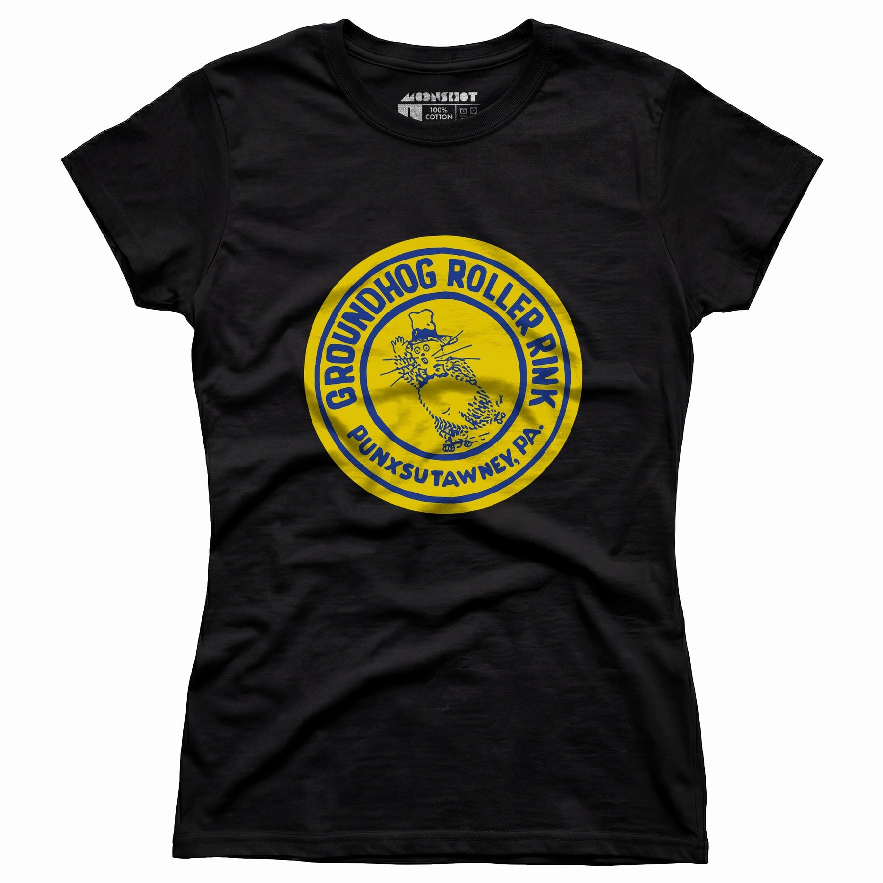 Groundhog Roller Rink - Punxsutawney, PA - Vintage Roller Rink - Women's T-Shirt