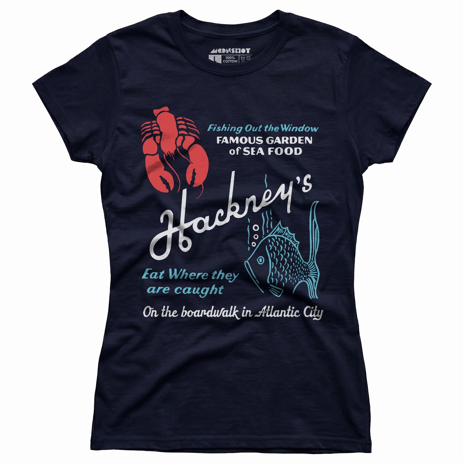 Hackney's - Atlantic City, NJ - Vintage Restaurant - Women's T-Shirt