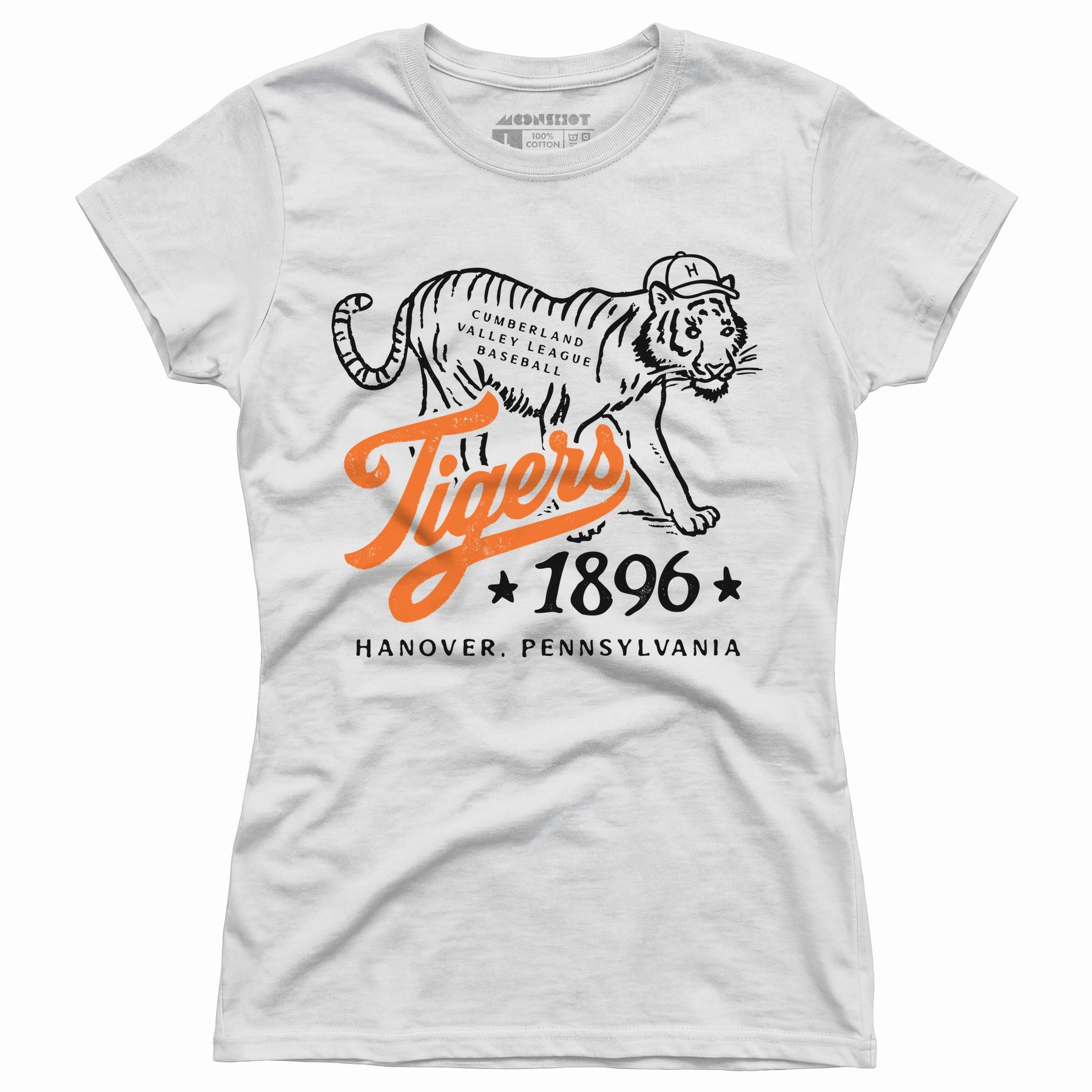 Hanover Tigers - Pennsylvania - Vintage Defunct Baseball Teams - Women's T-Shirt
