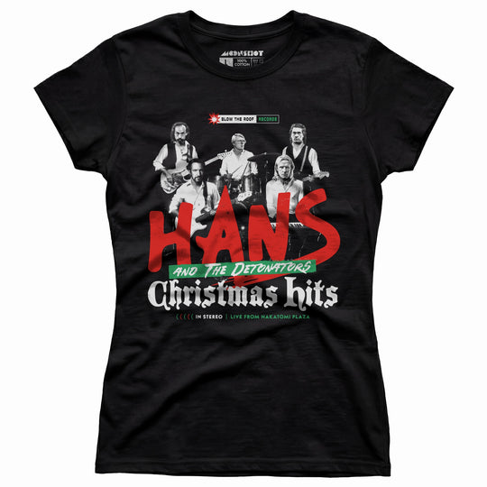 Hans and The Detonators Christmas Hits - Women's T-Shirt
