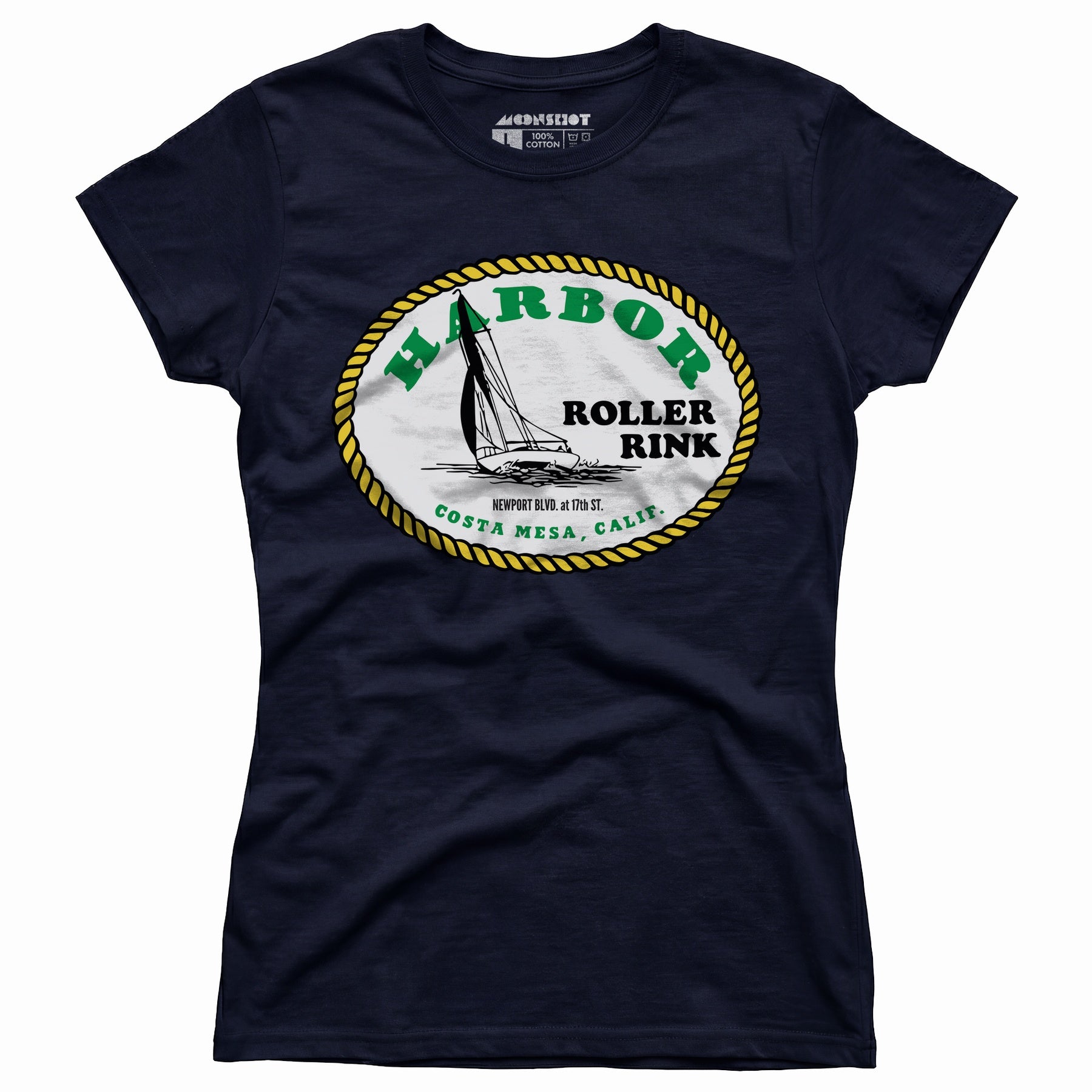 Harbor Roller Rink - Costa Mesa, CA - Vintage Roller Rink - Women's T-Shirt
