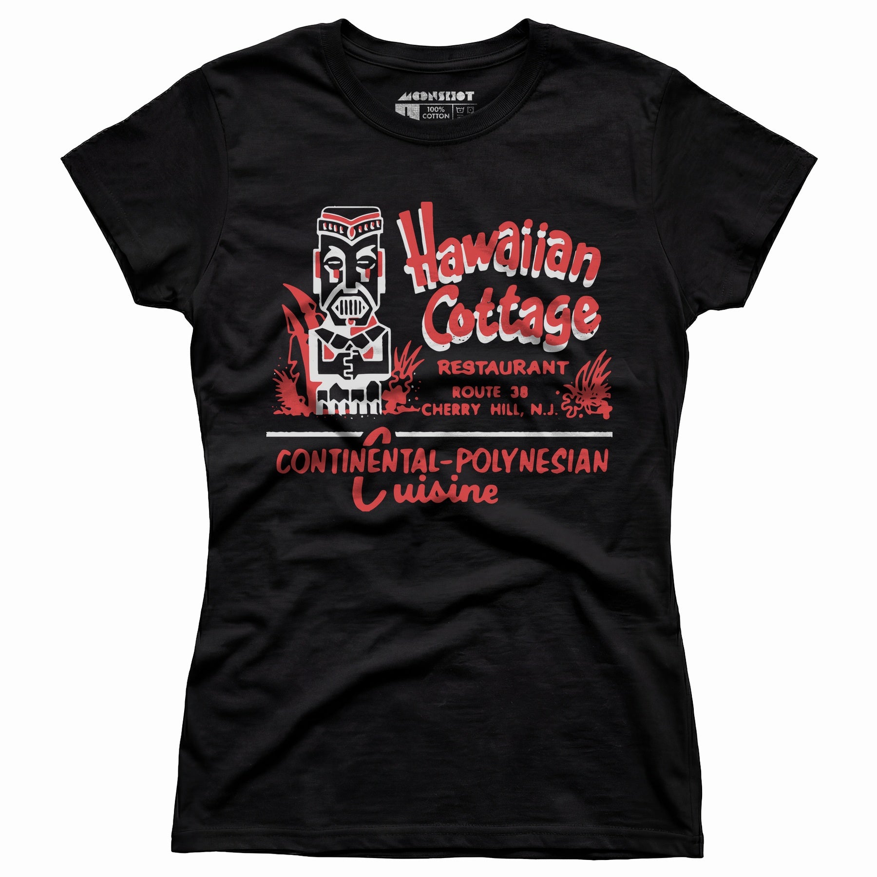 Hawaiian Cottage - Cherry Hill, NJ - Vintage Tiki Bar - Women's T-Shirt