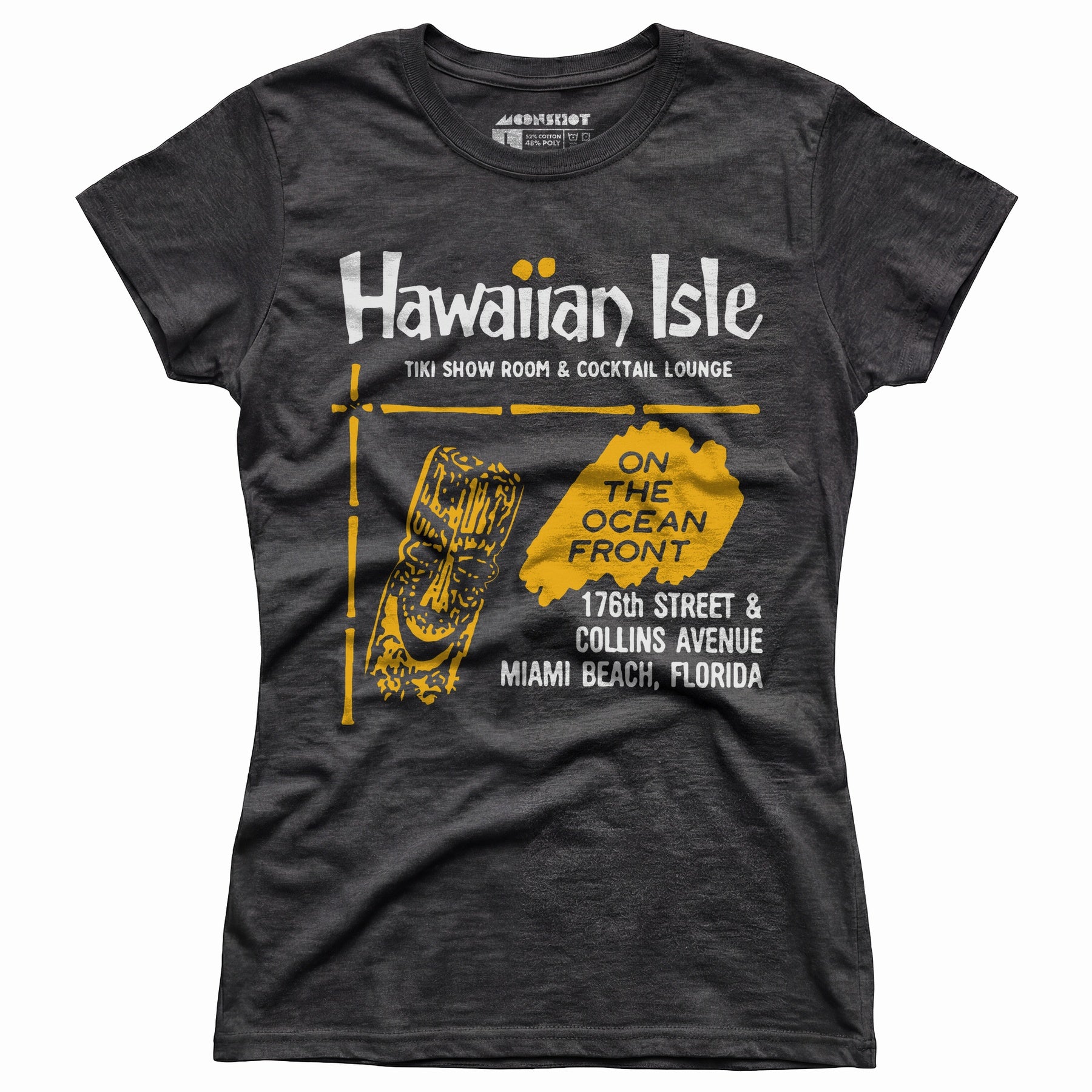 Hawaiian Isle - Miami Beach, FL - Vintage Tiki Bar - Women's T-Shirt