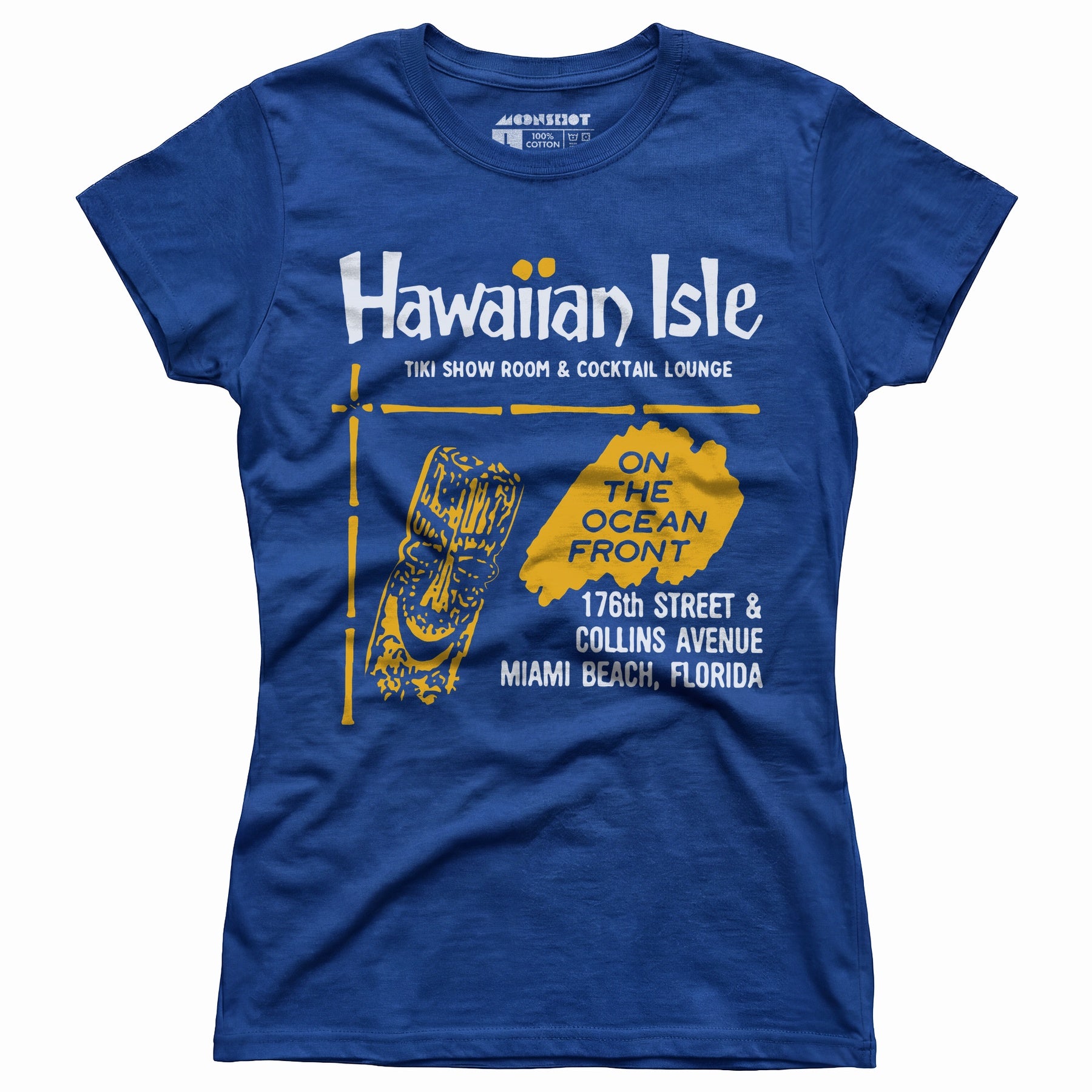 Hawaiian Isle - Miami Beach, FL - Vintage Tiki Bar - Women's T-Shirt