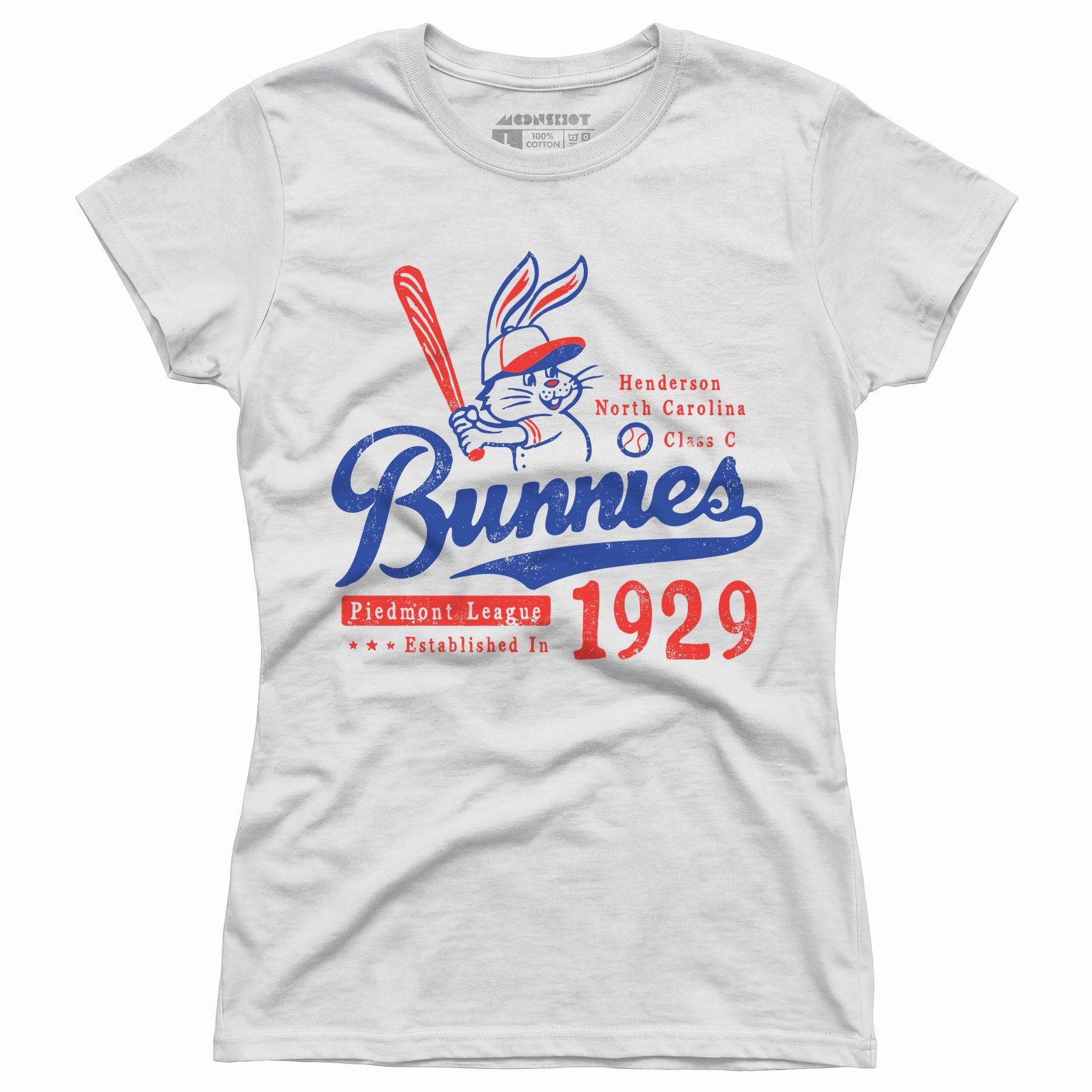 Henderson Bunnies - North Carolina - Vintage Defunct Baseball Teams - Women's T-Shirt
