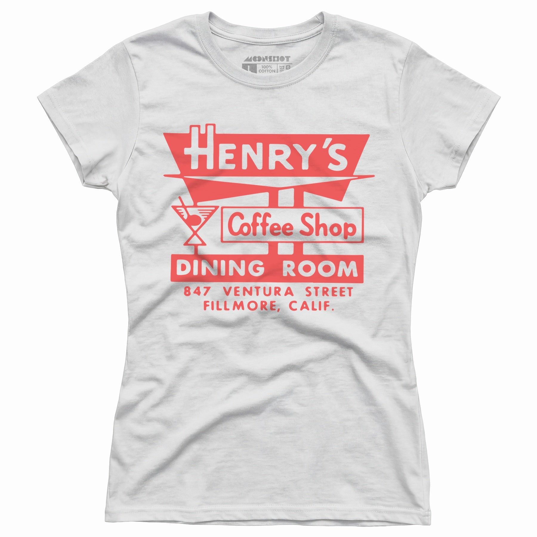 Henry's - Fillmore, CA - Vintage Restaurant - Women's T-Shirt