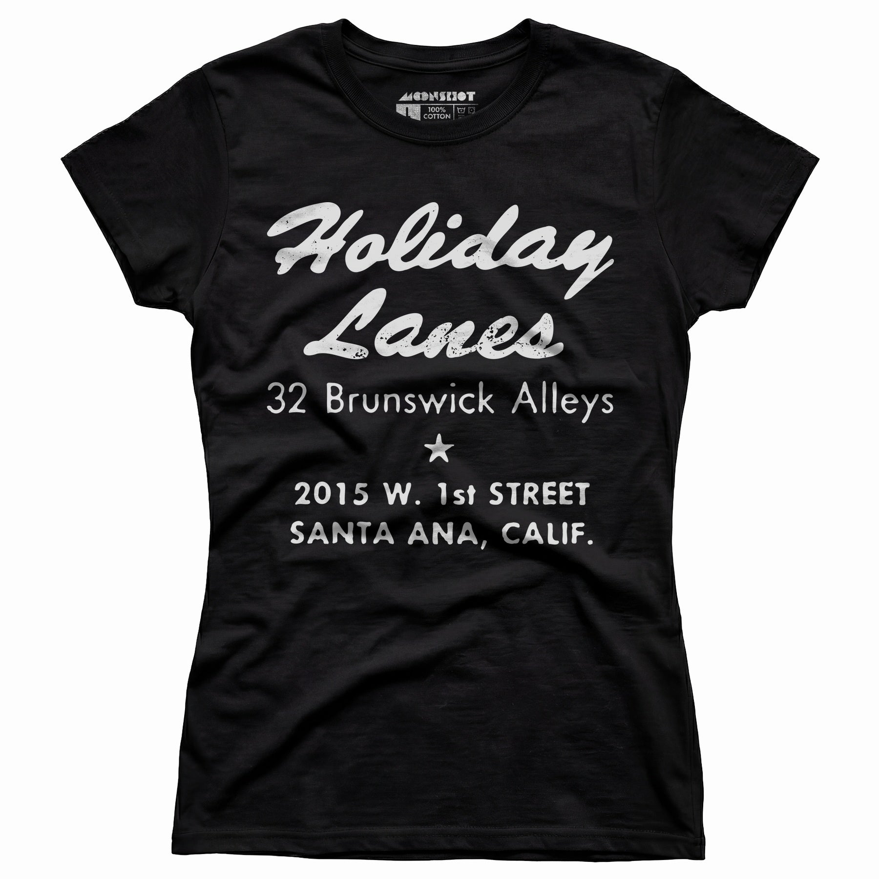 Holiday Lanes - Santa Ana, CA - Vintage Bowling Alley - Women's T-Shirt