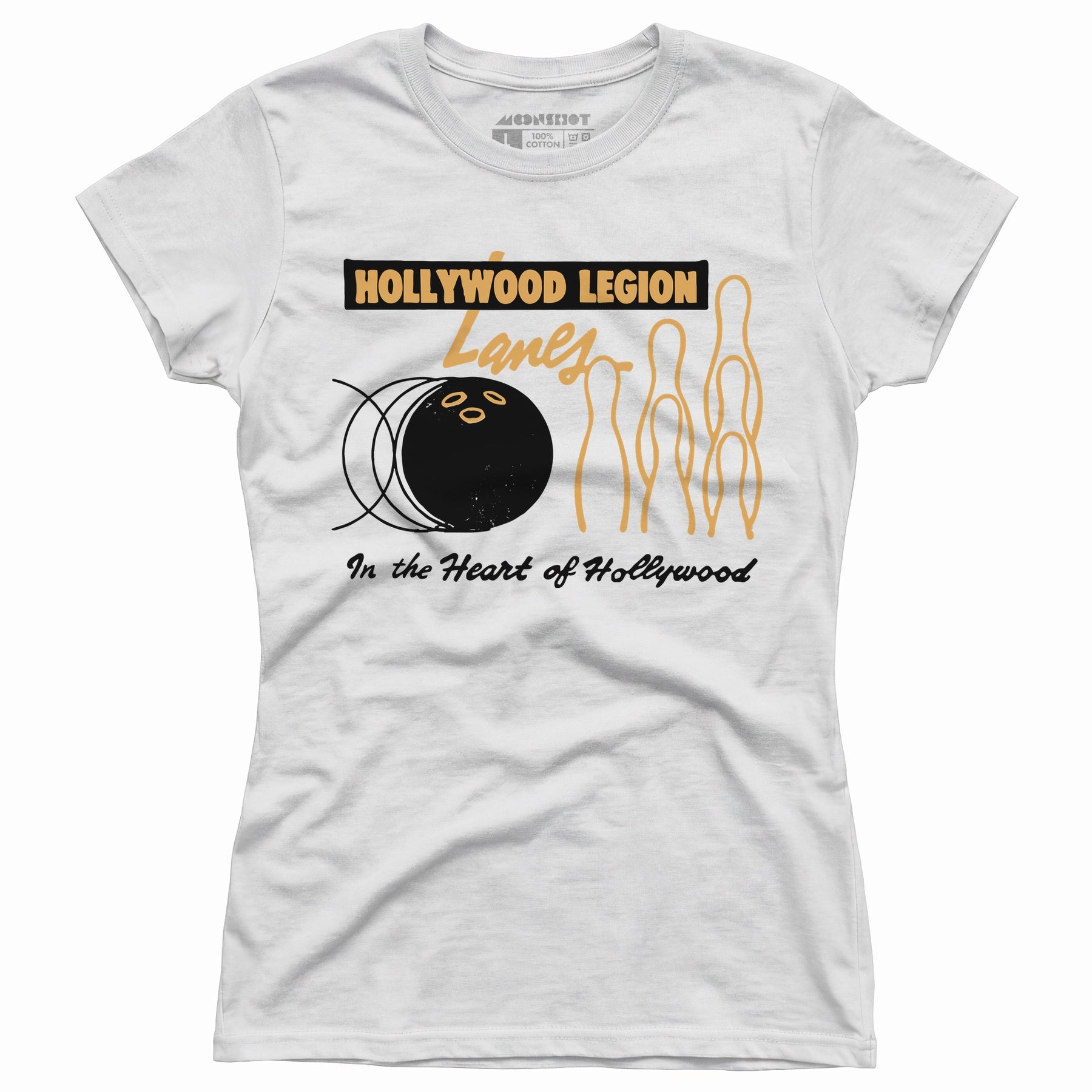 Hollywood Legion Lanes - Hollywood, CA - Vintage Bowling Alley - Women's T-Shirt