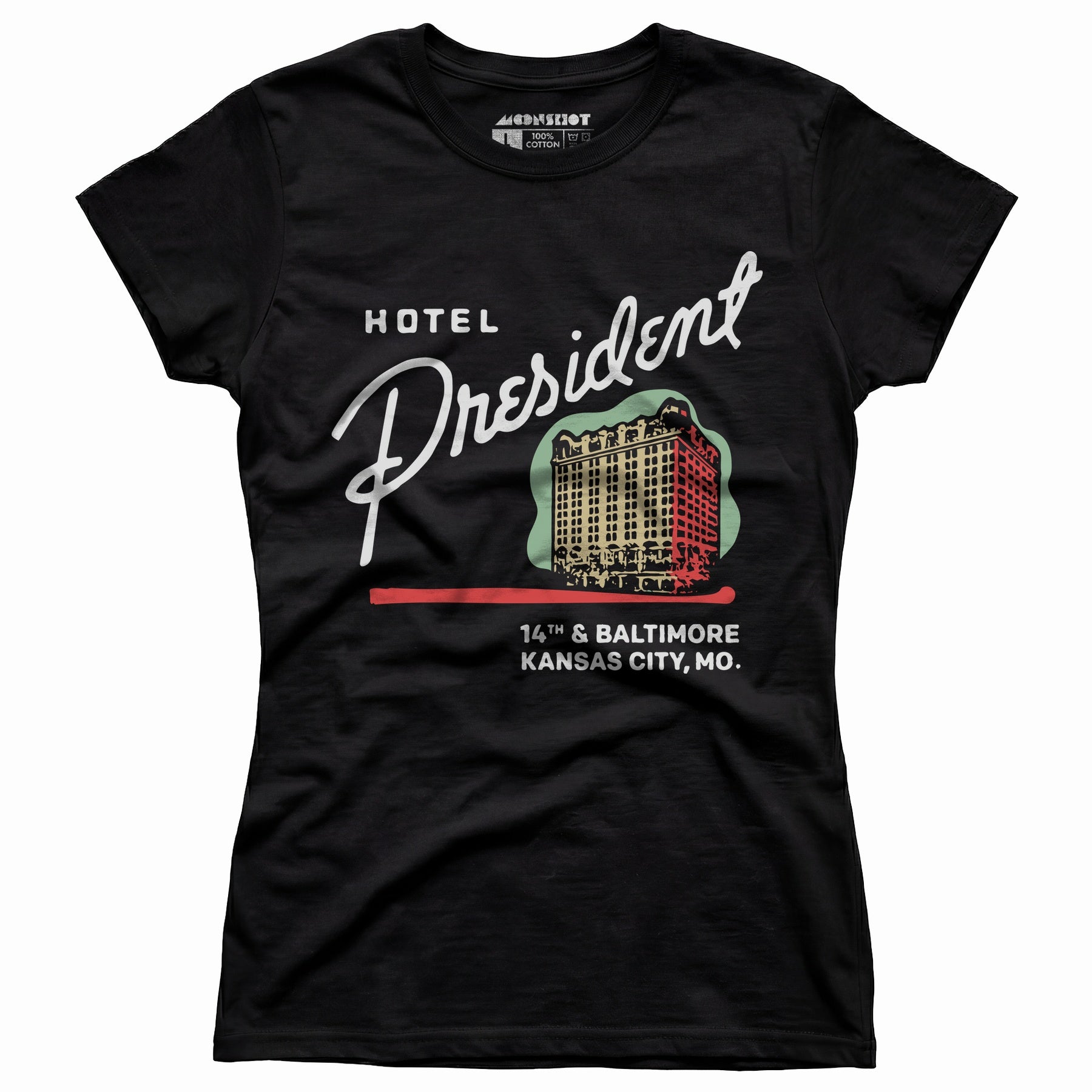 Hotel President - Kansas City, MO - Vintage Hotel - Women's T-Shirt
