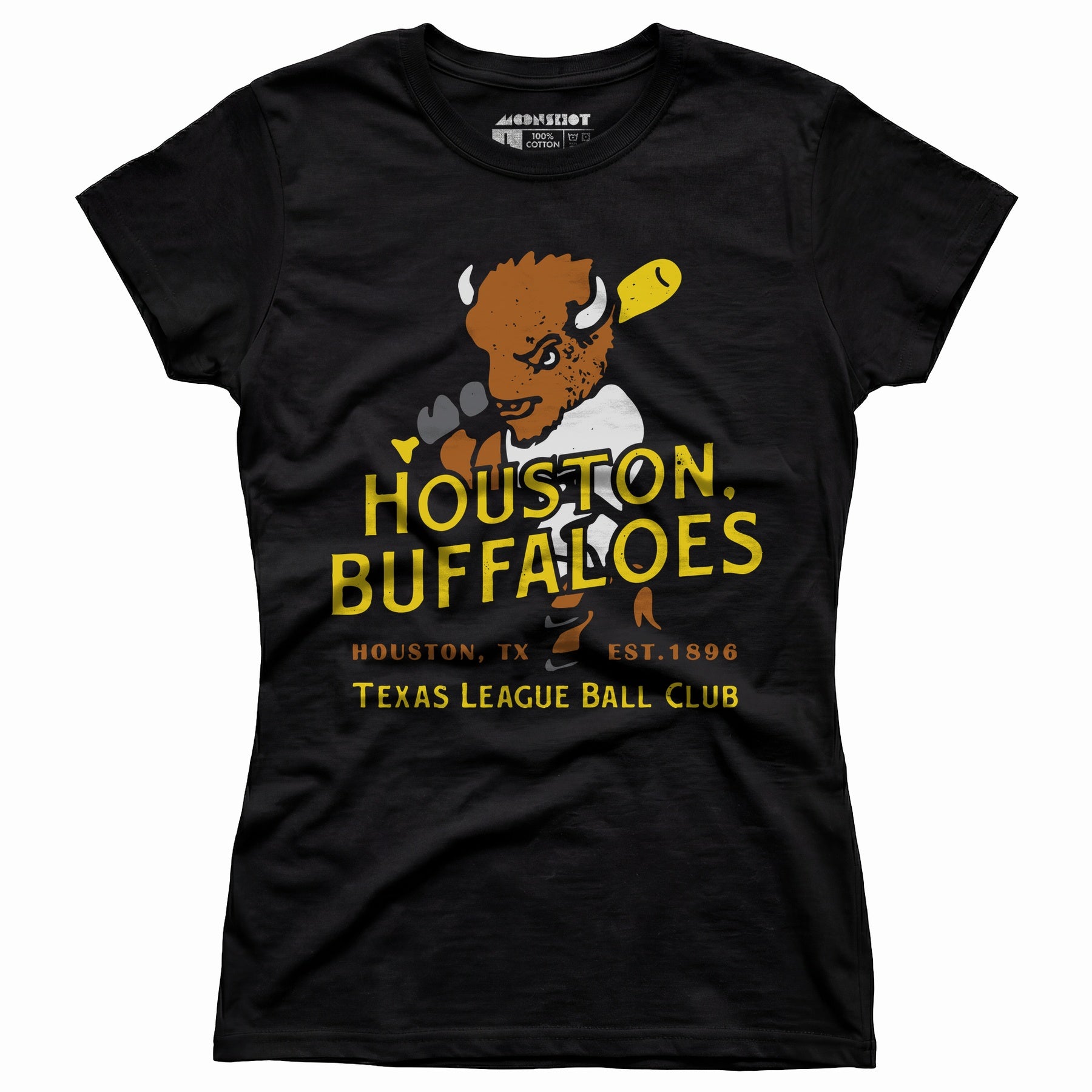 Houston Buffaloes - Texas - Vintage Defunct Baseball Teams - Women's T-Shirt