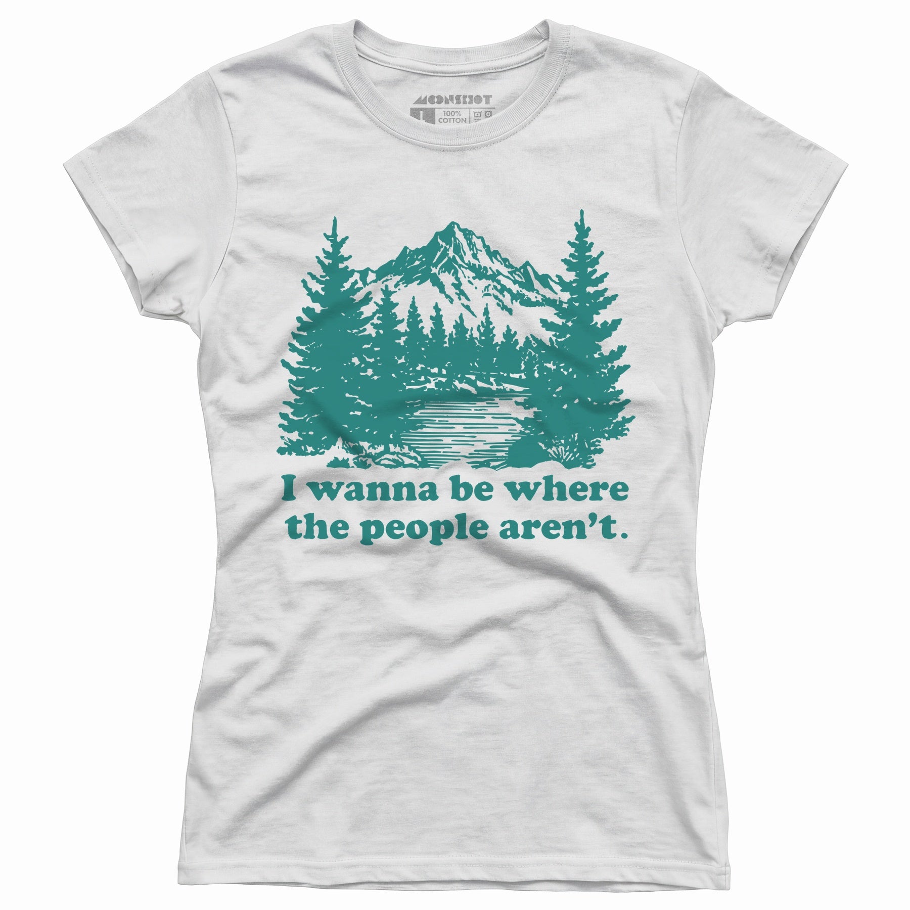 I Wanna Be Where the People Aren't - Women's T-Shirt